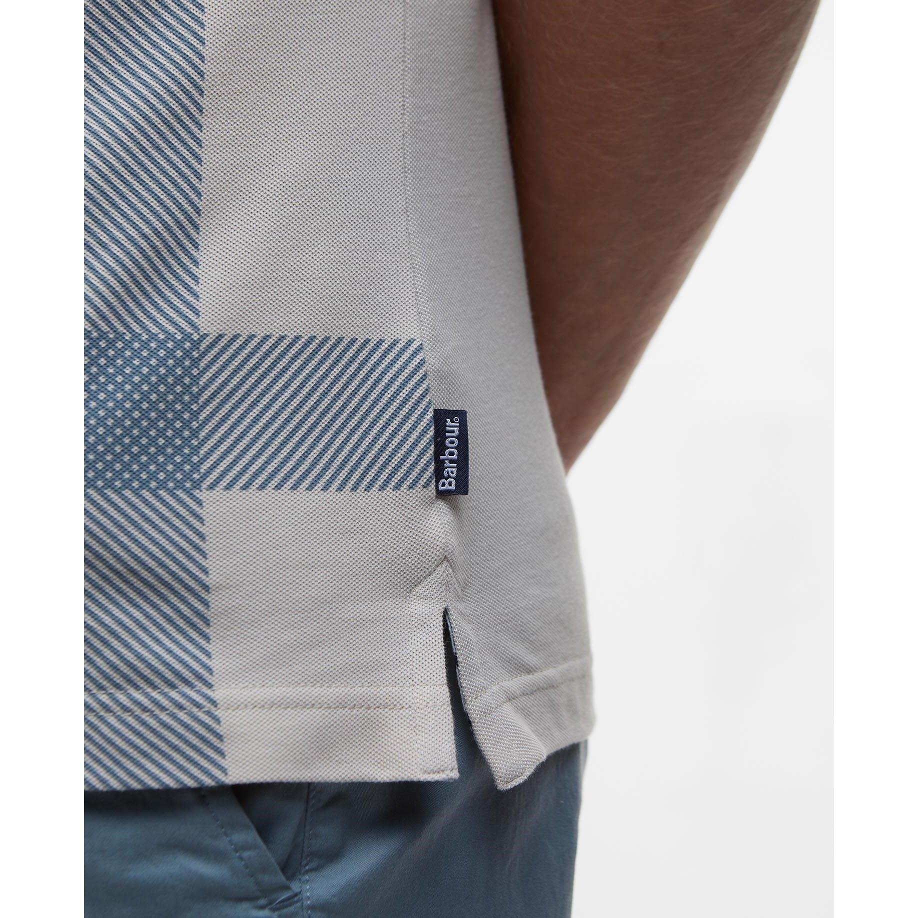 Mist BE12 - Barbour - Blaine Tartan Short-Sleeved Polo Shirt - 5