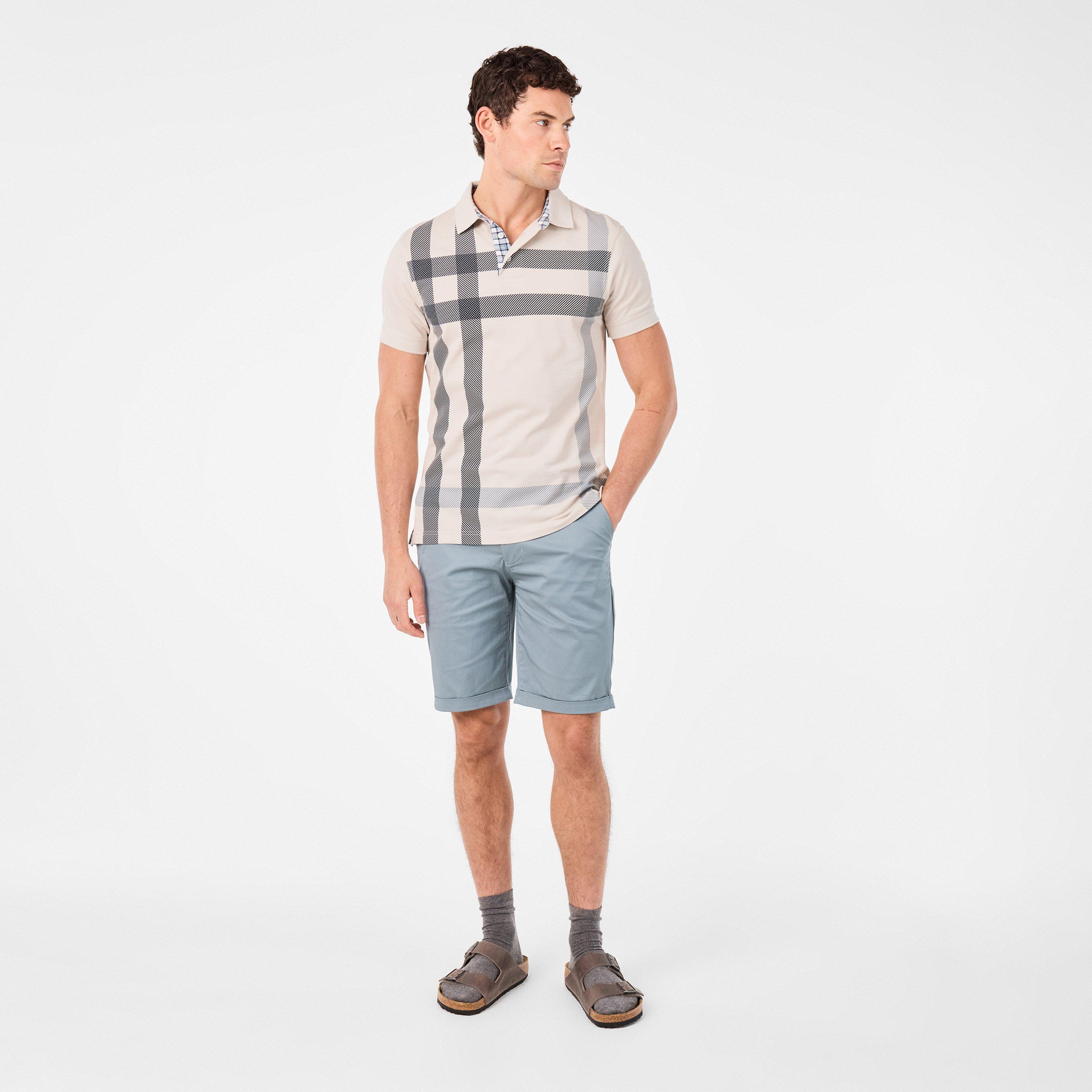 Mist BE12 - Barbour - Blaine Tartan Short-Sleeved Polo Shirt - 6