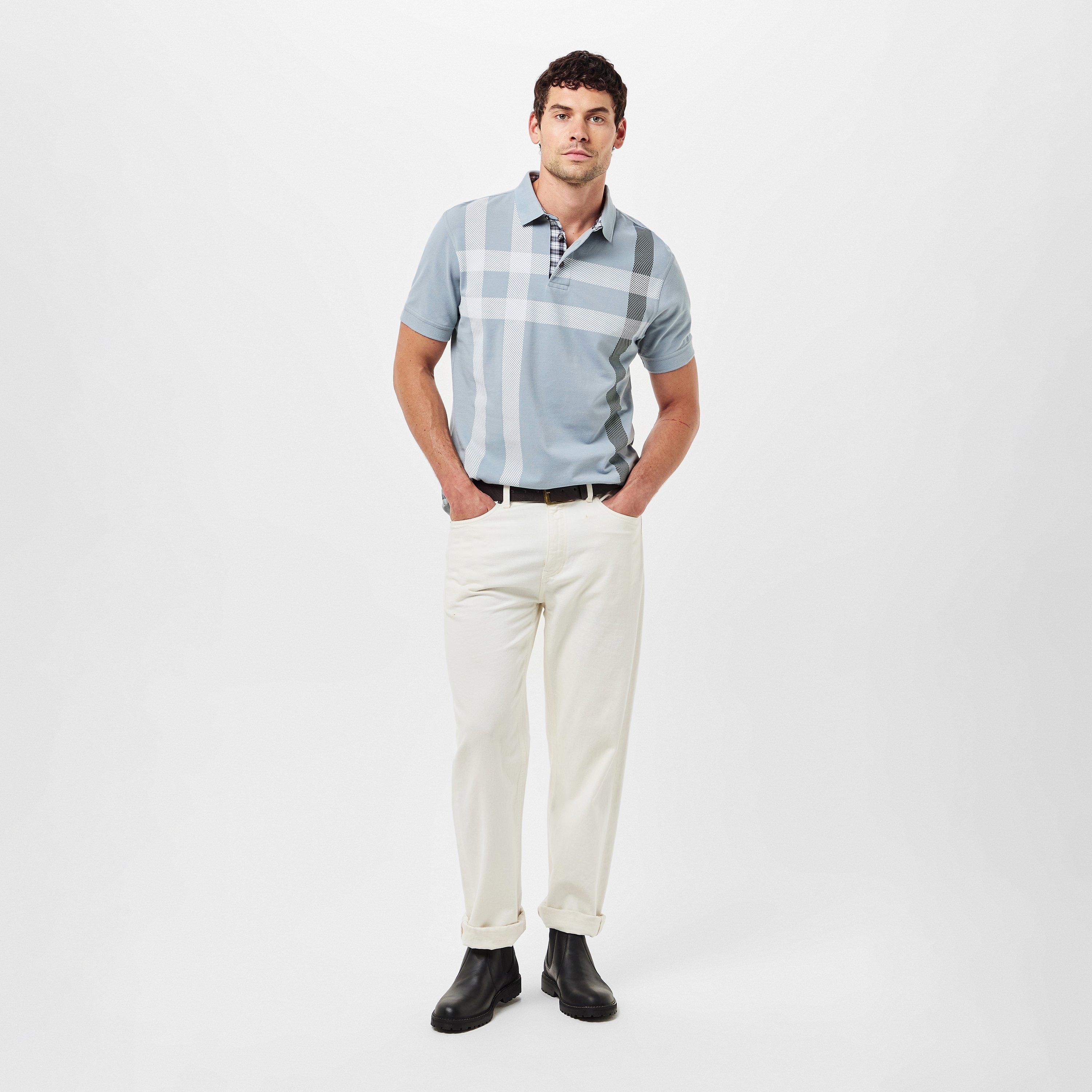 Mineral Blue - Barbour - Mens Blaine Polo Shirt - 6