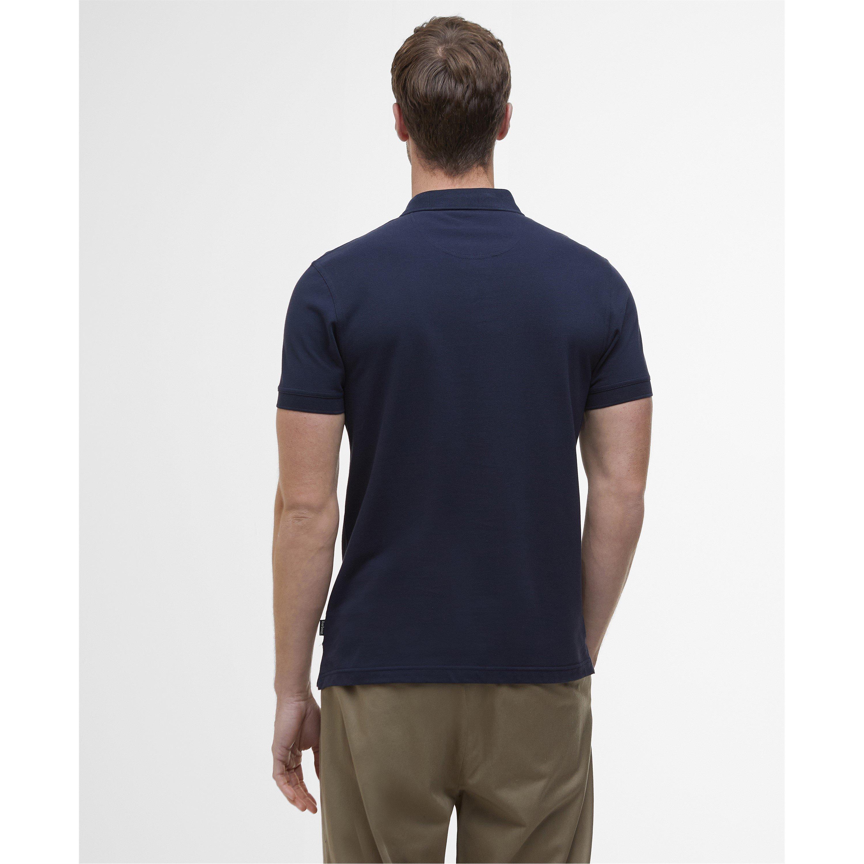 Navy/Pine NY94 - Barbour - Mens Blaine Polo Shirt - 3