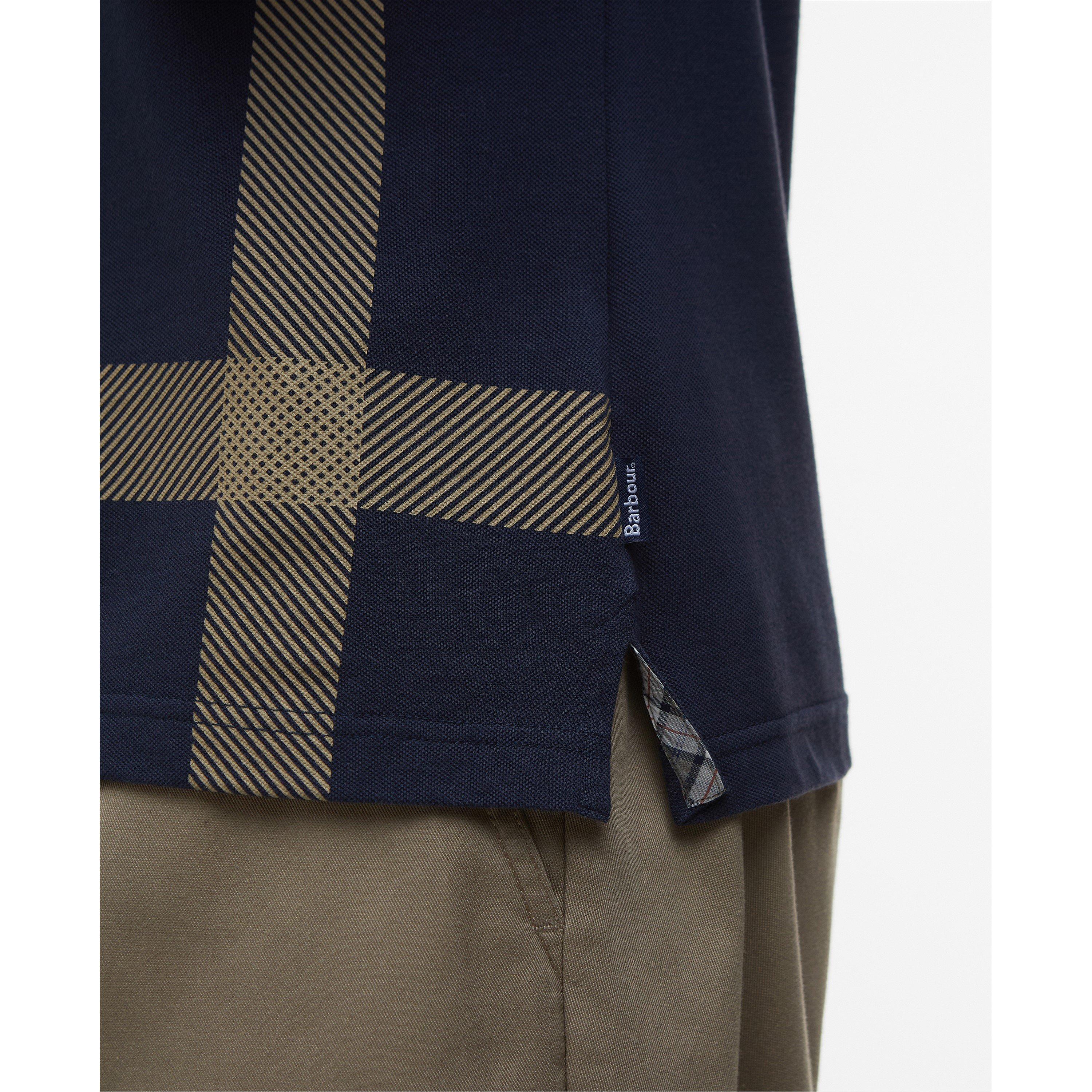 Navy/Pine NY94 - Barbour - Mens Blaine Polo Shirt - 6
