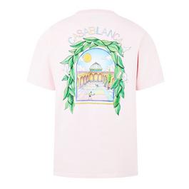 Casablanca Men's Graphic Cotton L'Arche Tennis Club T-Shirt
