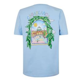 Casablanca Men's Graphic Cotton L'Arche Tennis Club T-Shirt
