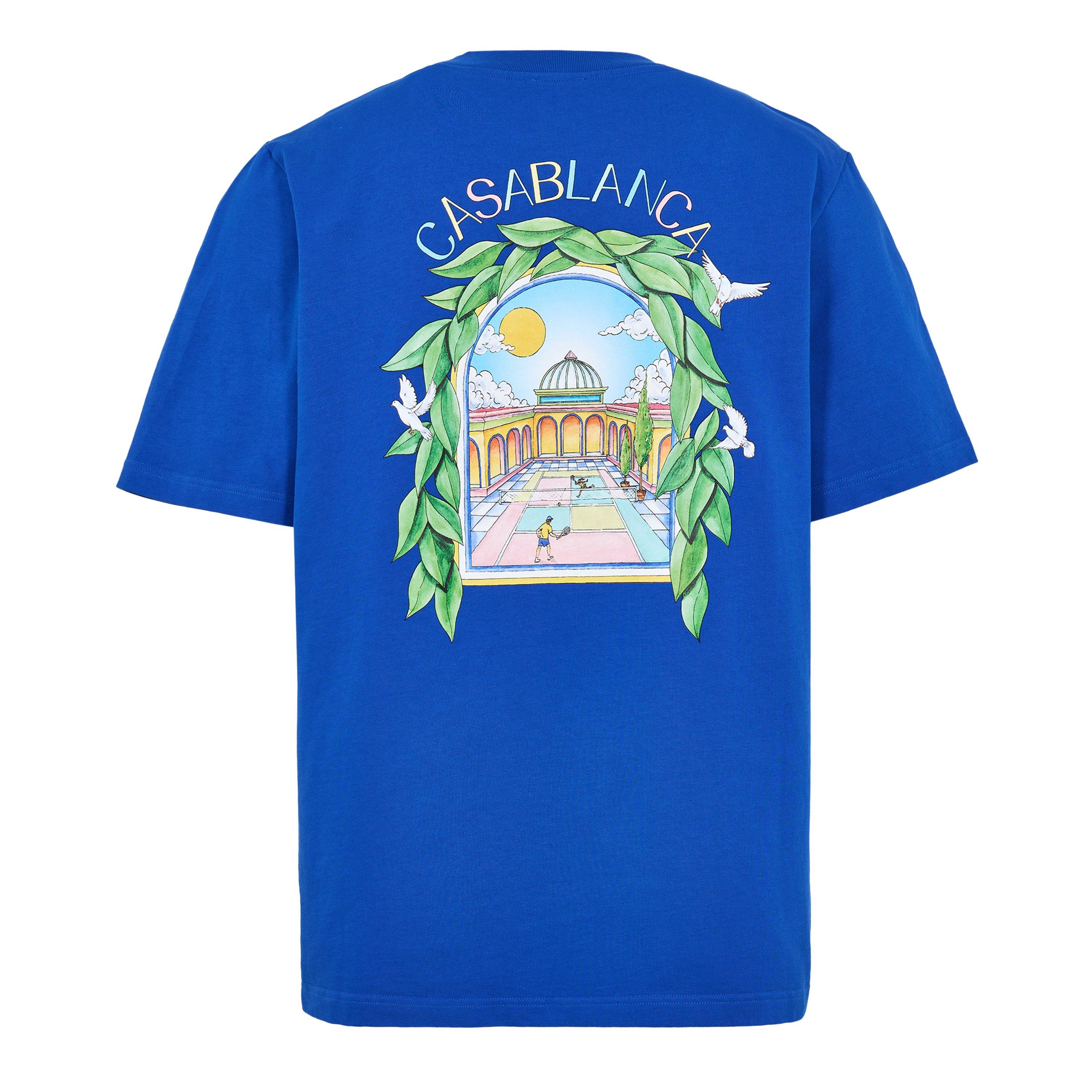 Casablanca Men's Graphic Cotton L'Arche Tennis Club T-Shirt | Flannels