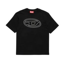 Diesel Long Sleeved T Shirt Junior Boys