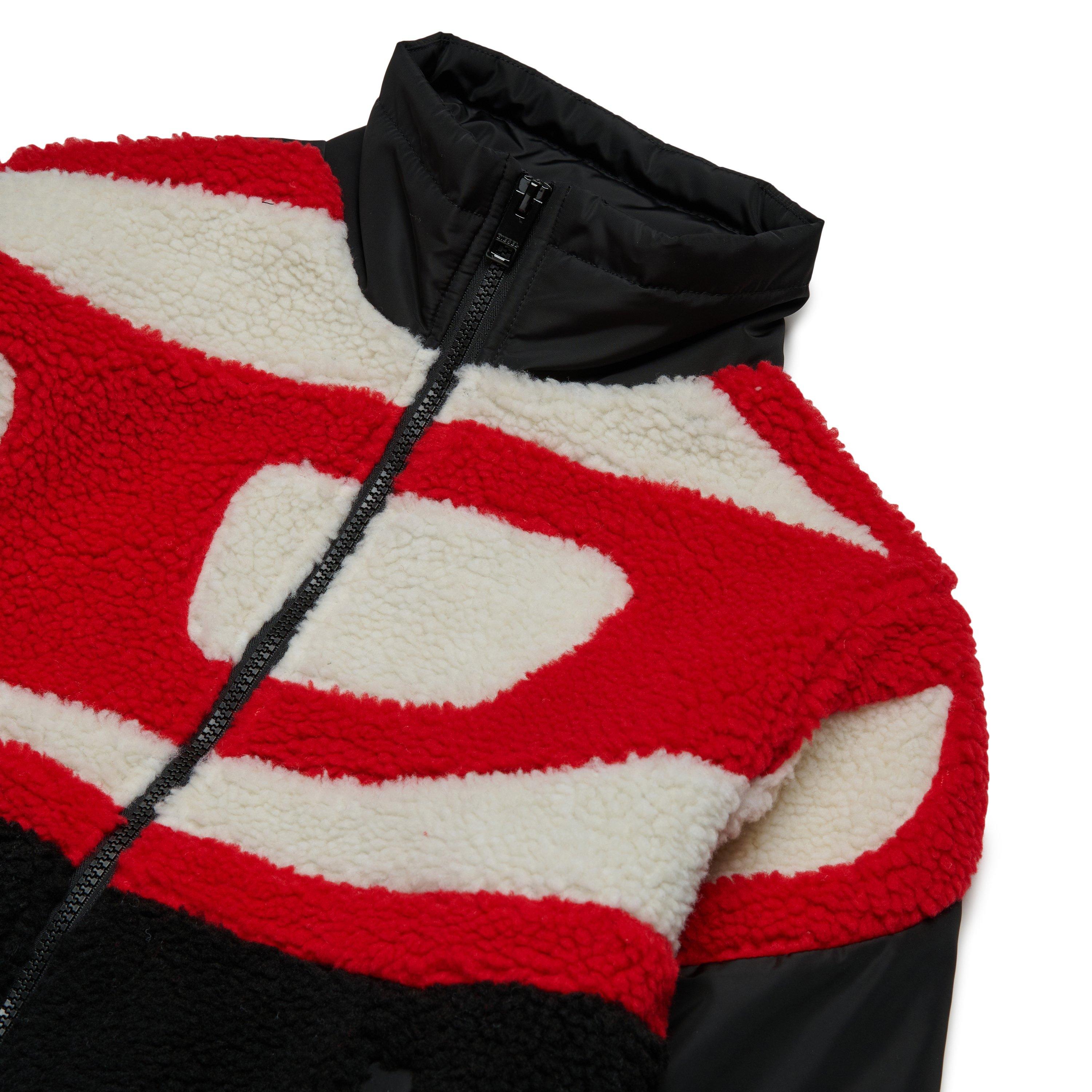 Crna K900 - Diesel - Unisex Kids' Jbirky Logo Teddy Full-Zip Fleece - 3