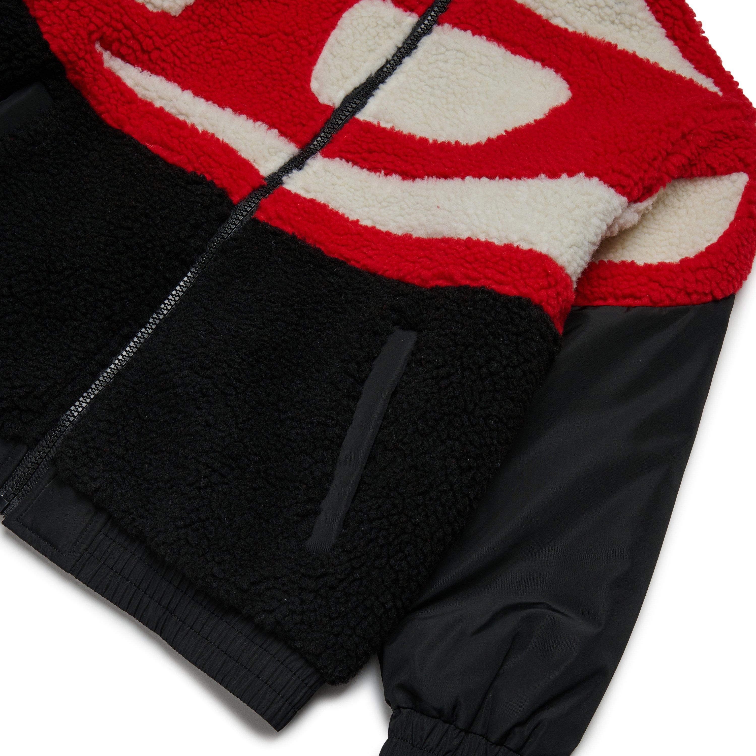 Crna K900 - Diesel - Unisex Kids' Jbirky Logo Teddy Full-Zip Fleece - 4