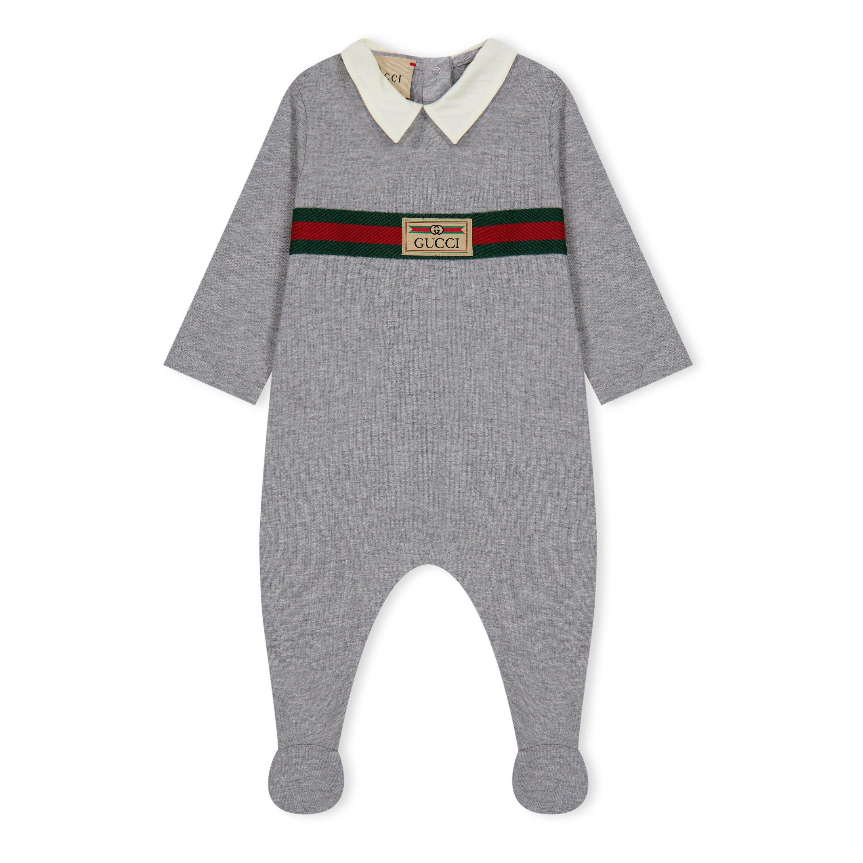 Lt Grey 1173 - Gucci - Onesie & Hat Set Babies - 2