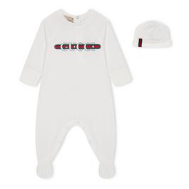 Gucci Cotton Two Piece Gift Set Babies