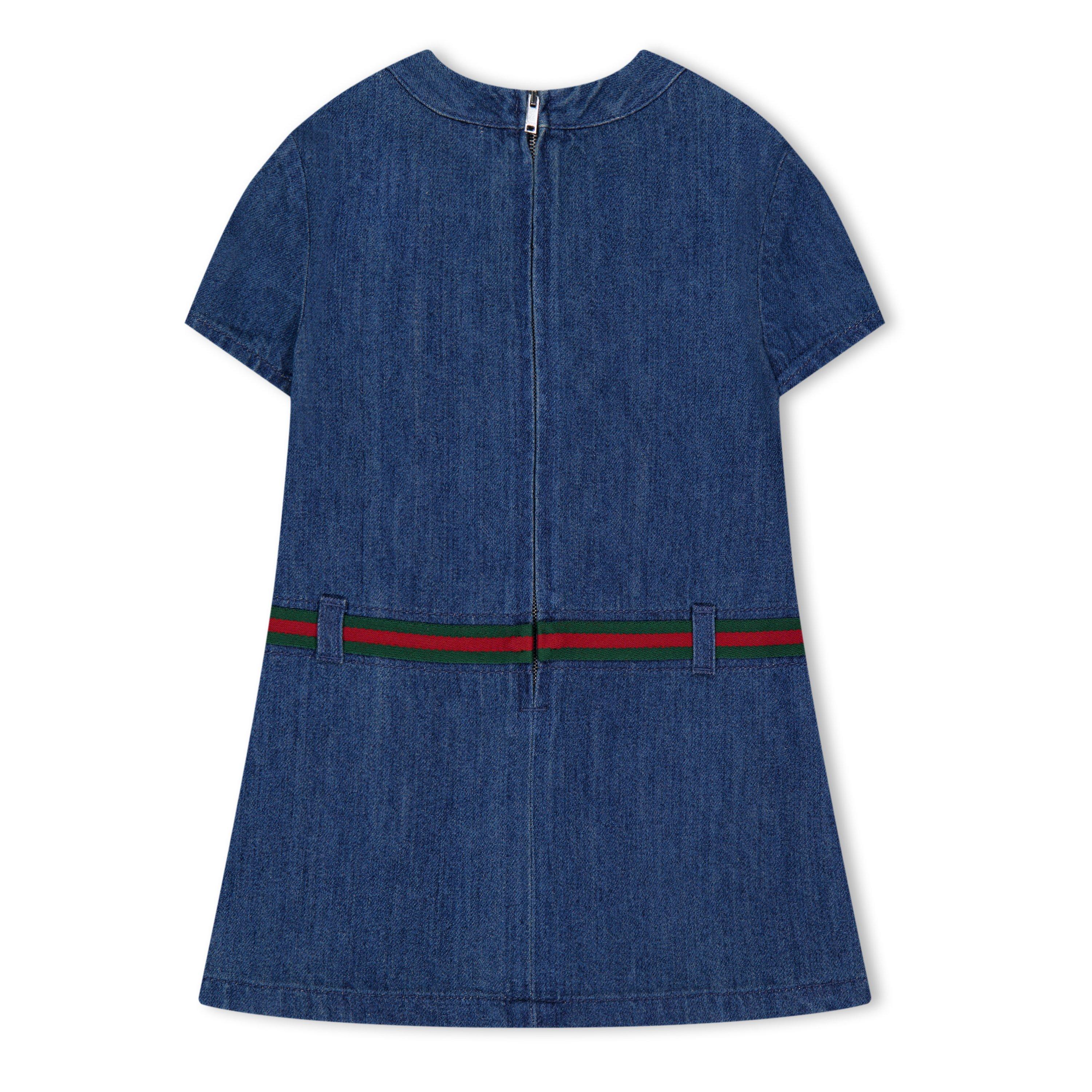 Blue 4447 - Gucci - Web Denim Dress Juniors - 2