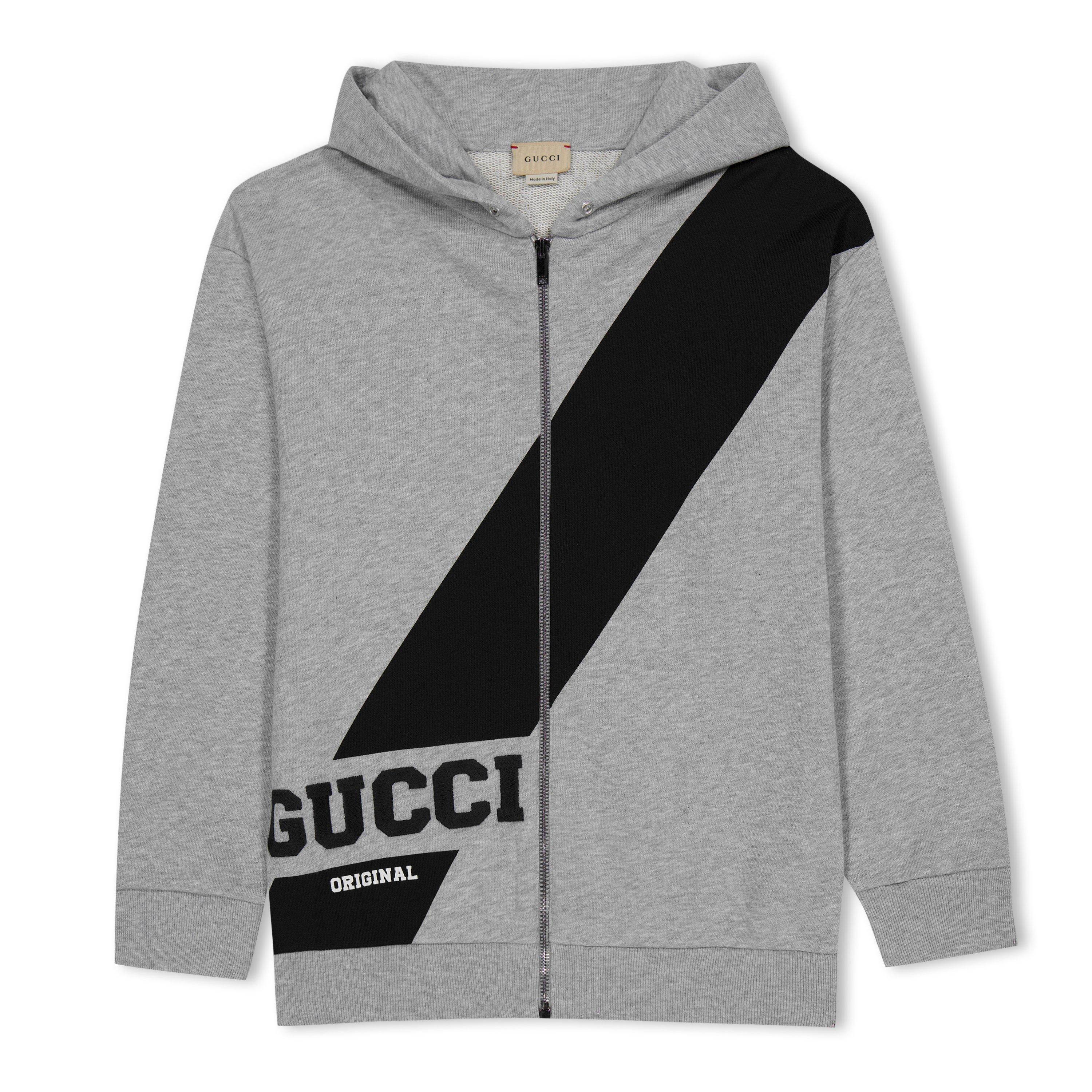 GUCCI Side Line Logo Hoodie 現行タグ グレー Gucci | Logo Zip Hoodie | Zip Hoodies | Cruise Fashion