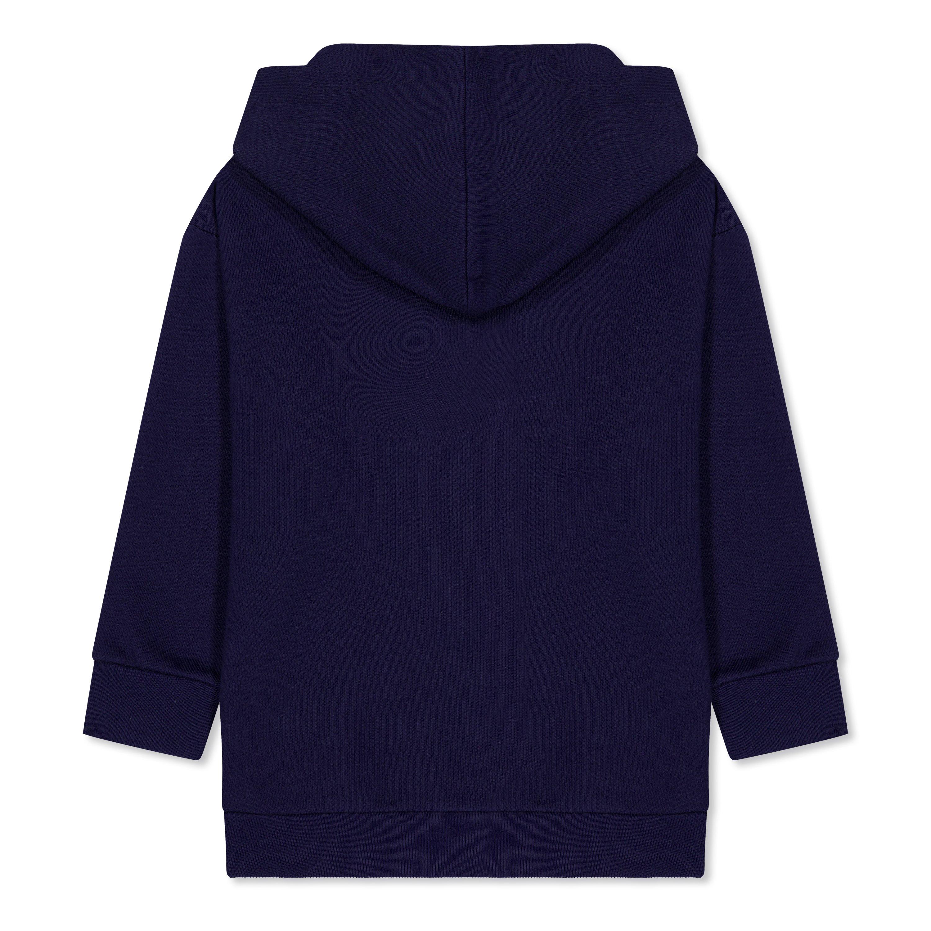 Blue 4392 - Gucci - Logo Over The Head Hoodie Junior - 2