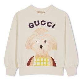 Gucci Printed Long Sleeved Sweater Junior