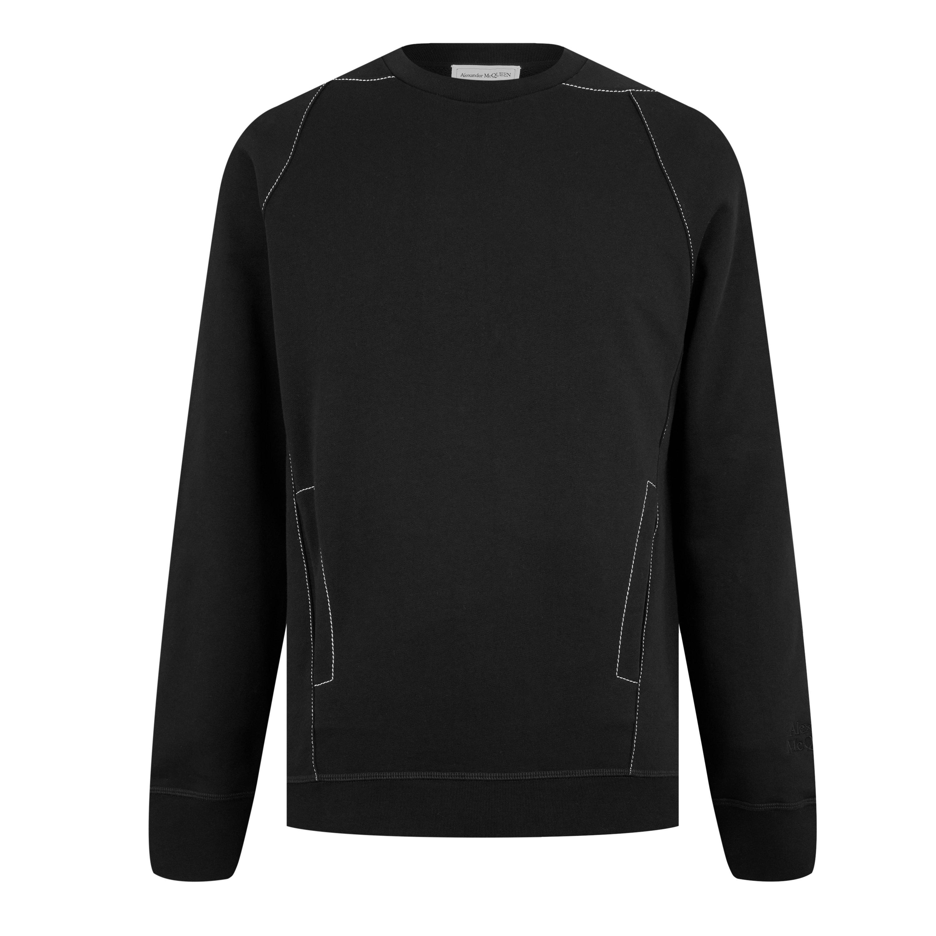 スウェット・トレーナー ALEXANDER MCQUEEN BLACK COTTON SWEATSHIRT 23757501_54324140_600.jpg