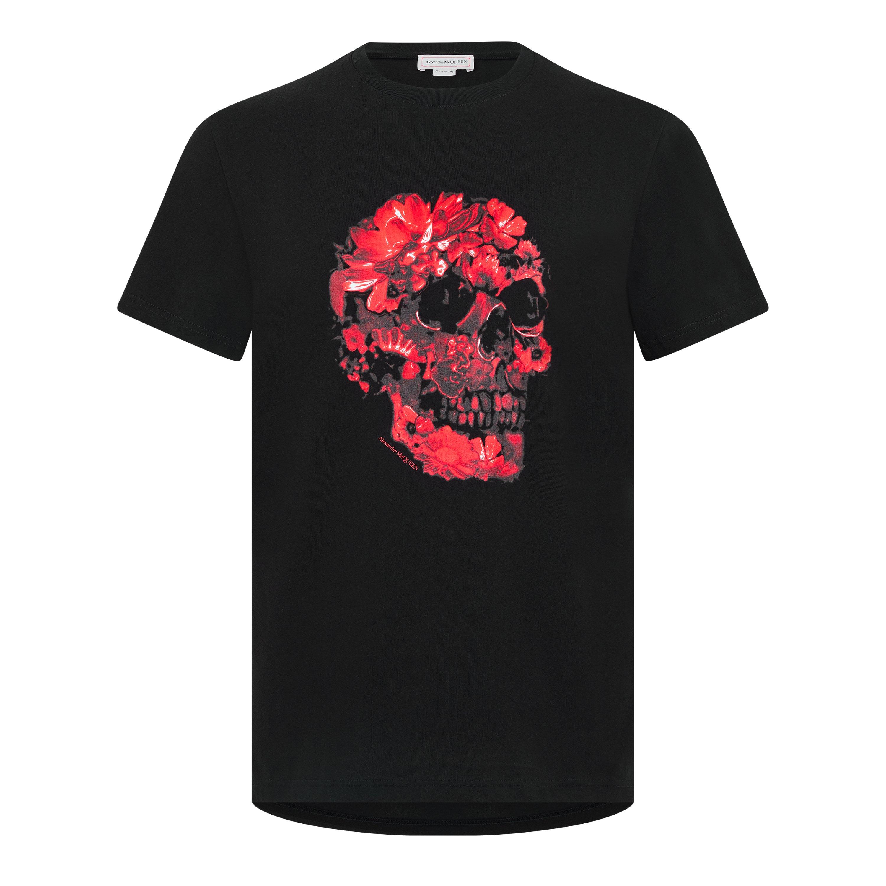Black/Red - Alexander McQueen - Graphic T-Shirt - 5