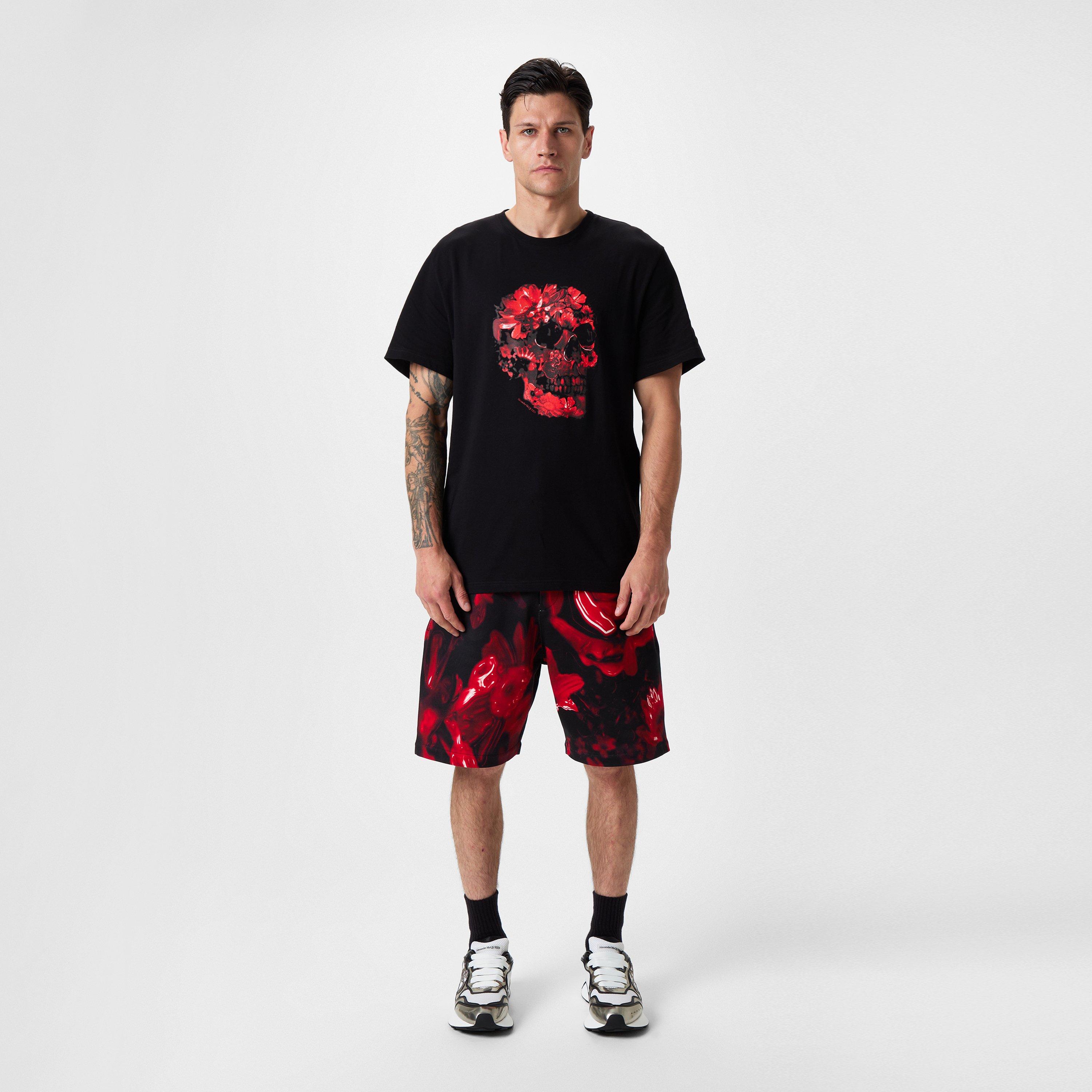 Black/Red - Alexander McQueen - Graphic T-Shirt - 4