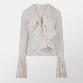 Alexander McQueen Alex V Neck Blouse Ld52