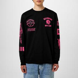 Billionaire Boys Club Multi Graphic Long Sleeve T Shirt