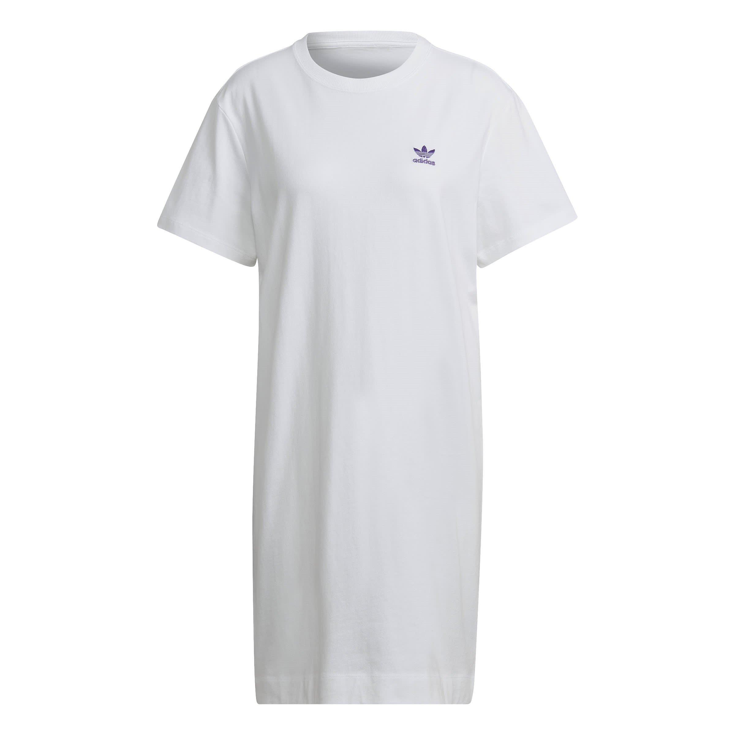 White - adidas Originals - adidas T-Shirt Dress Womens - 1