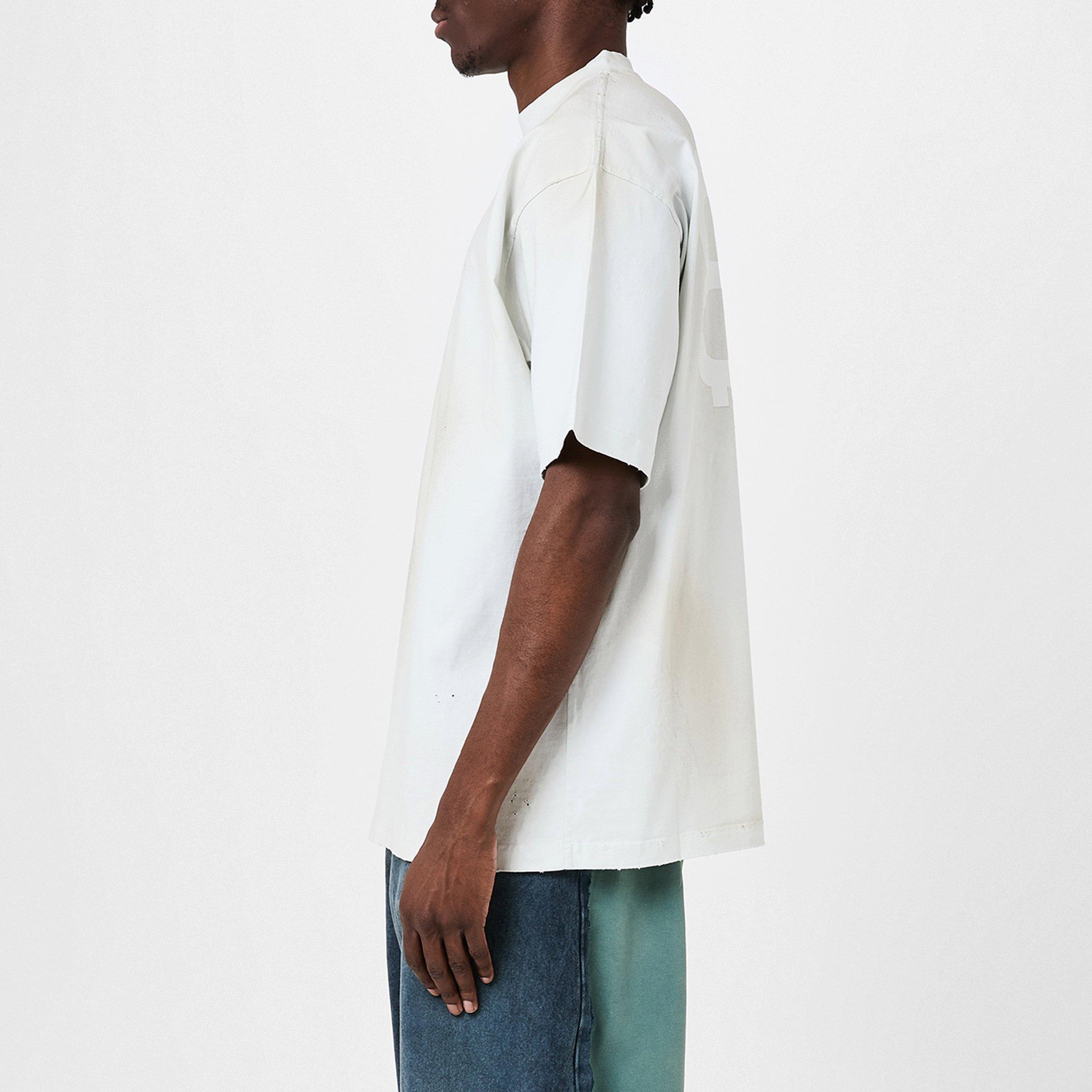 Dirty White - Balenciaga - Medium Fit T-Shirt - 2