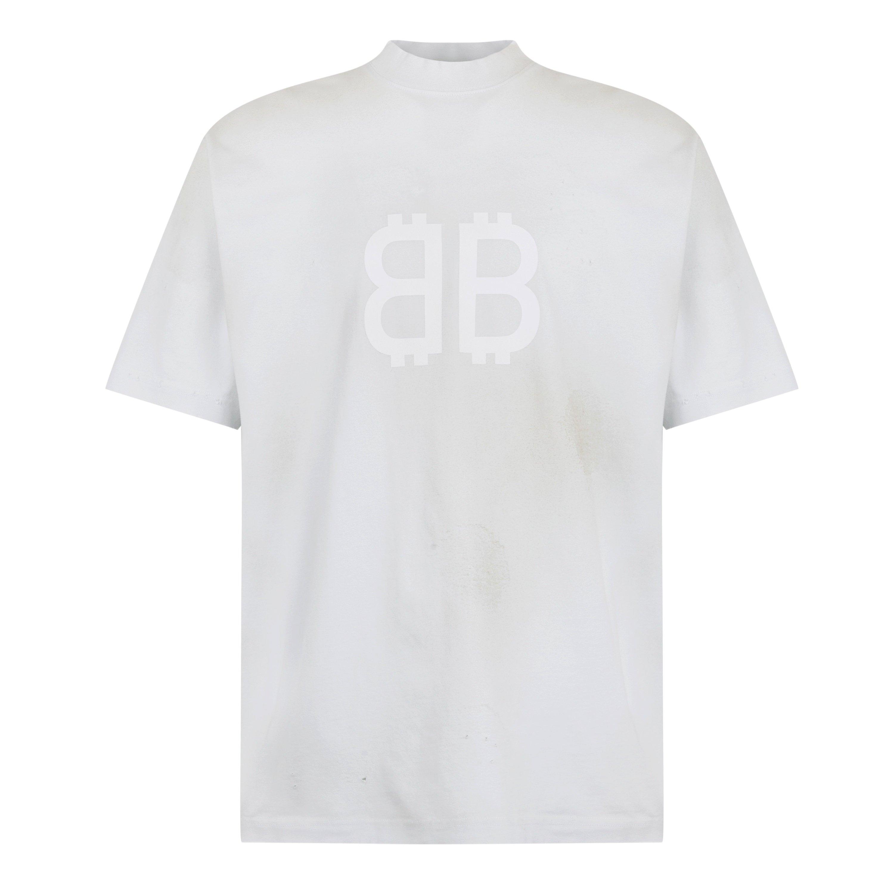 Dirty White - Balenciaga - Medium Fit T-Shirt - 5