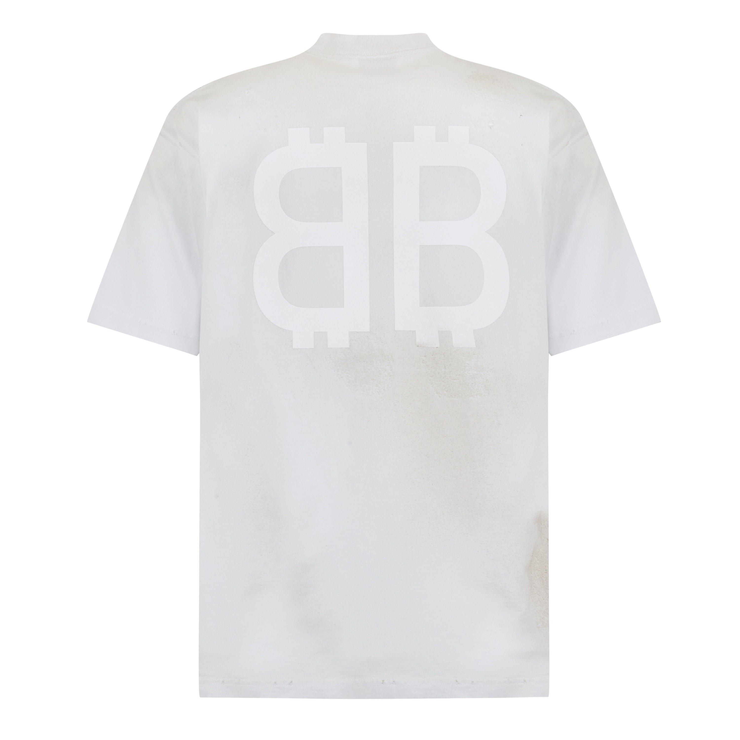 Dirty White - Balenciaga - Medium Fit T-Shirt - 6