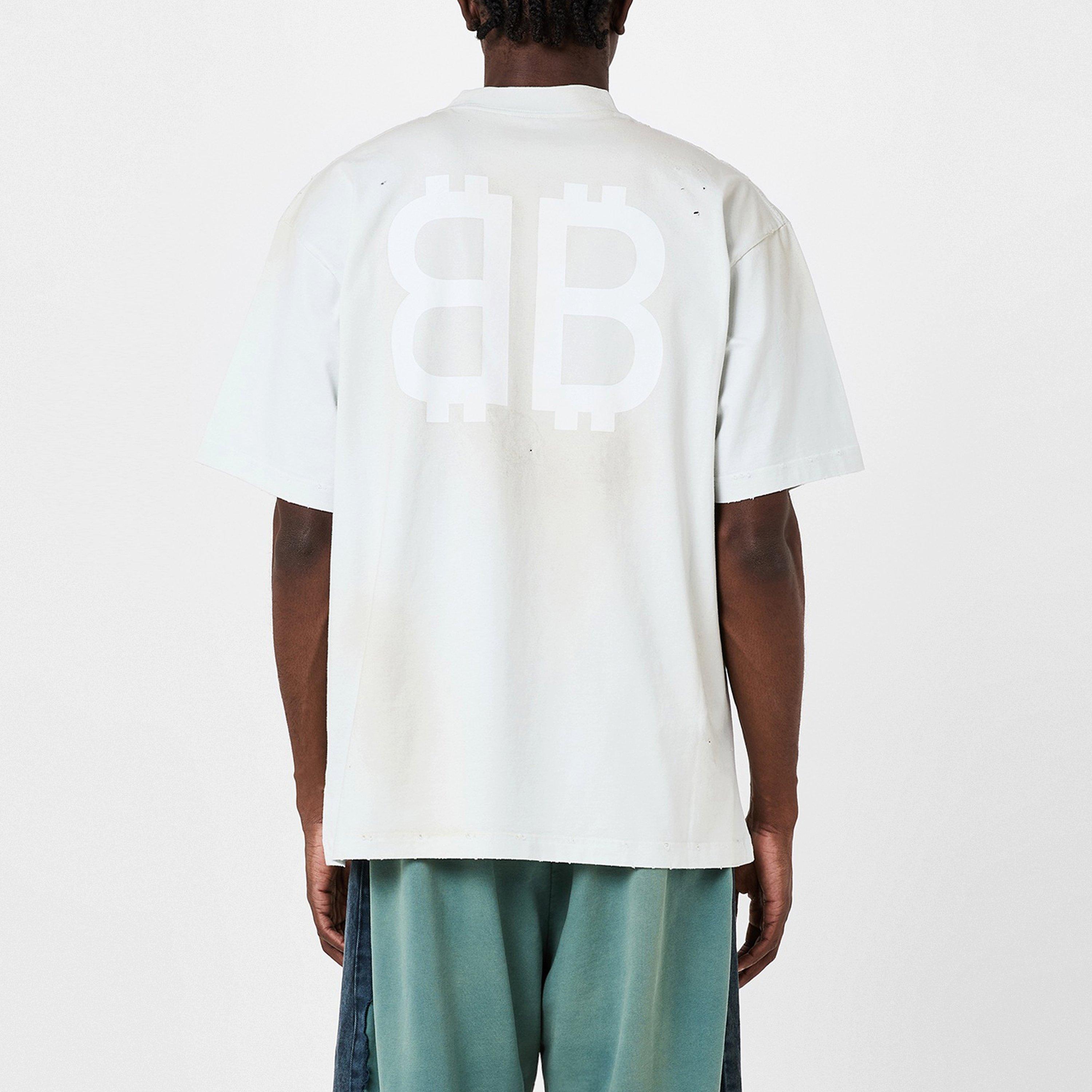 Dirty White - Balenciaga - Medium Fit T-Shirt - 3