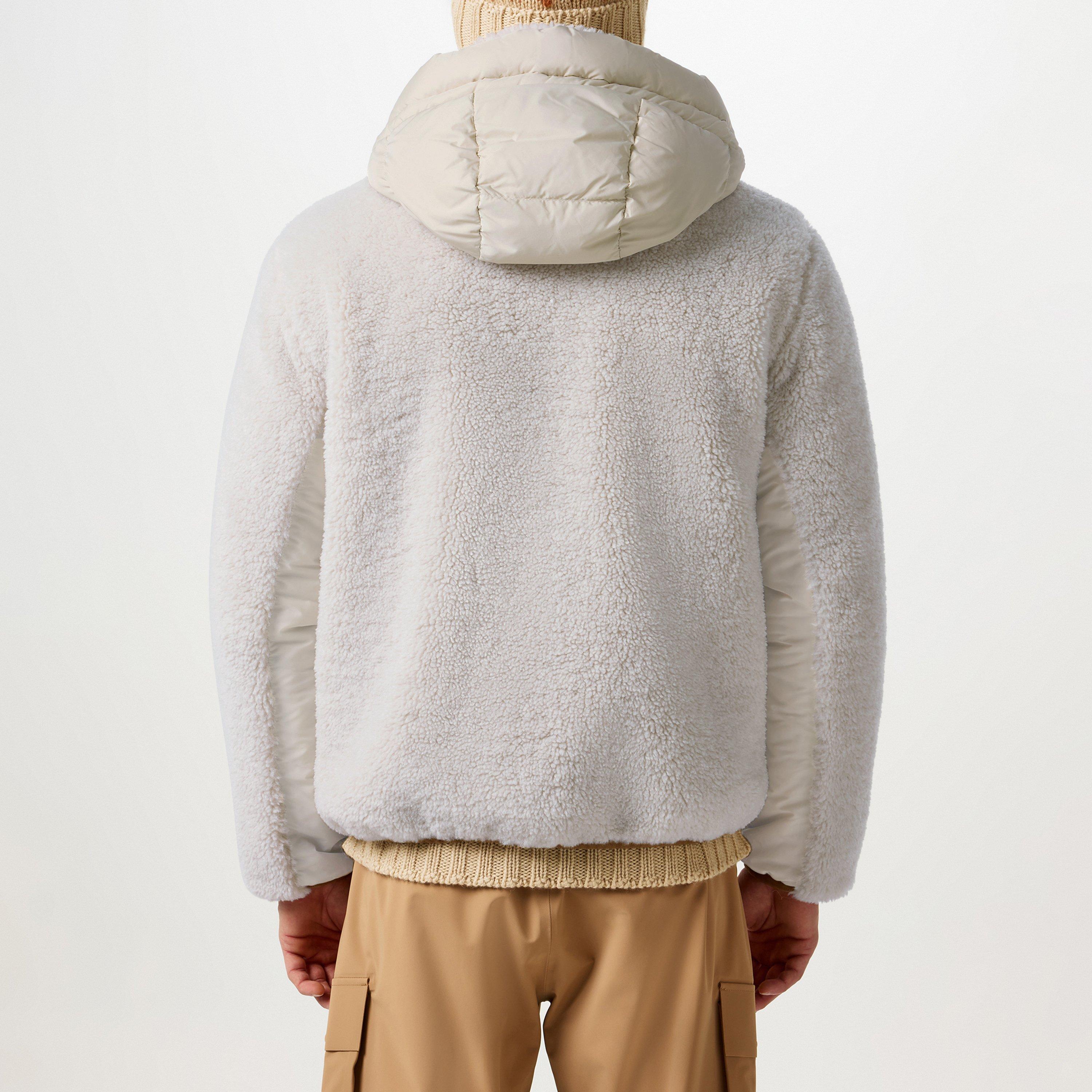Beige 215 - Moncler Grenoble - Wengi Reversible Teddy Down Jacket - 3