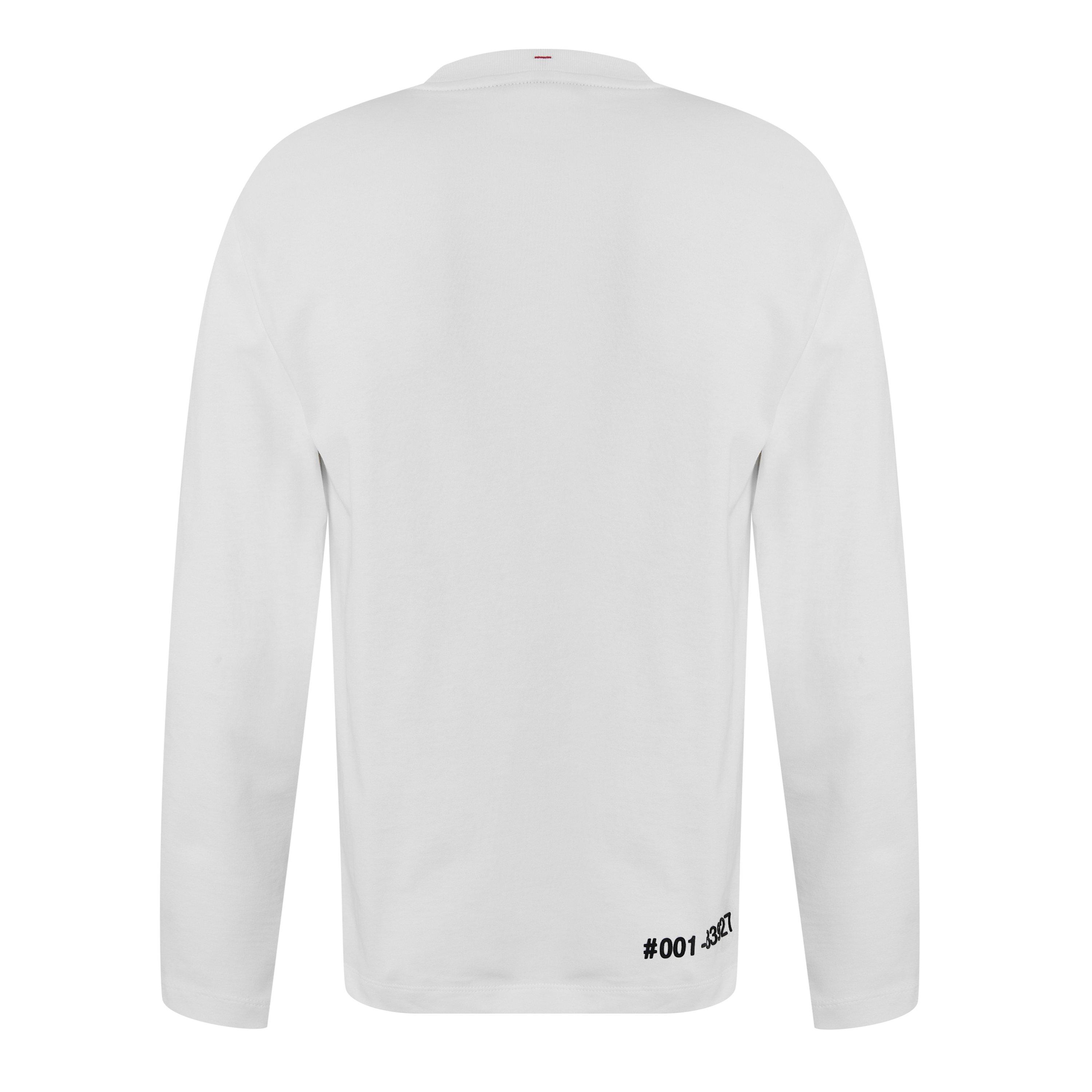 White 041 - Moncler Grenoble - Long Sleeve Logo T-Shirt - 6