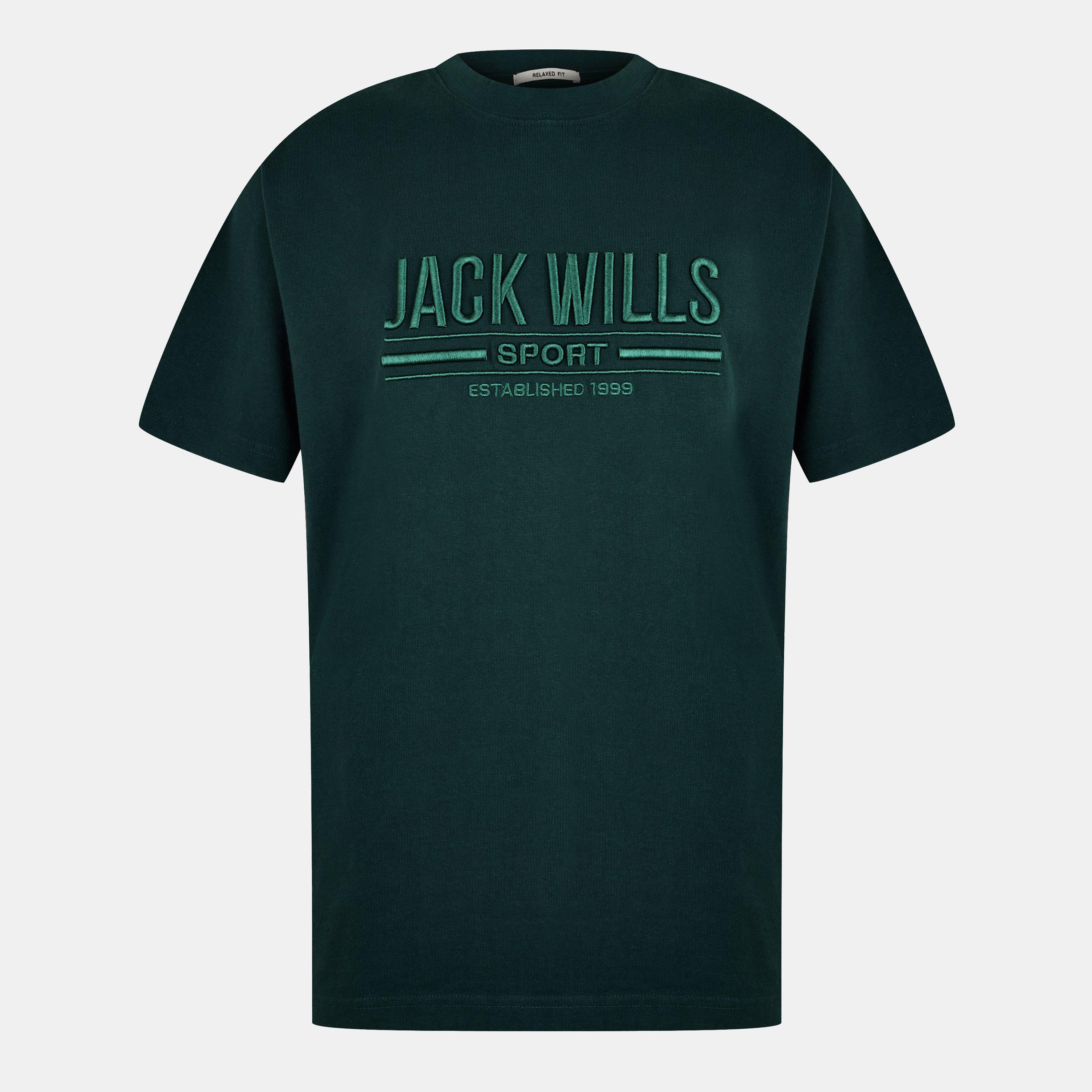 Evergreen - Jack Wills - Men's JW Logo Regular Fit T-Shirt - 1