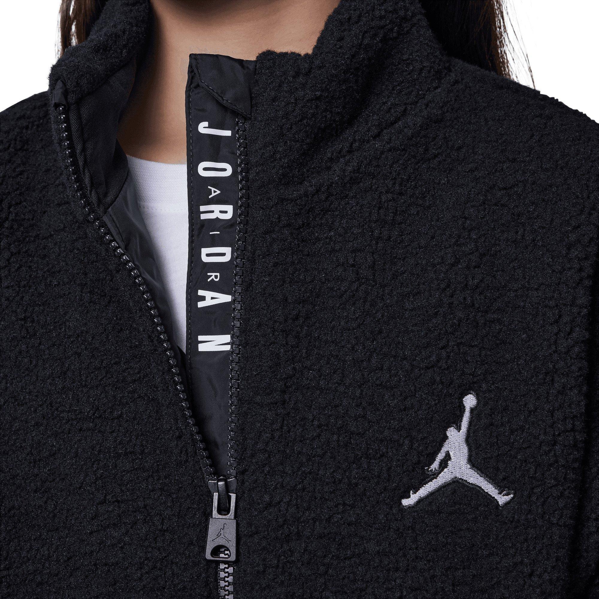 Nero/Rosso - Air Jordan - Jumpman High Pile Zip Hoodie - 4