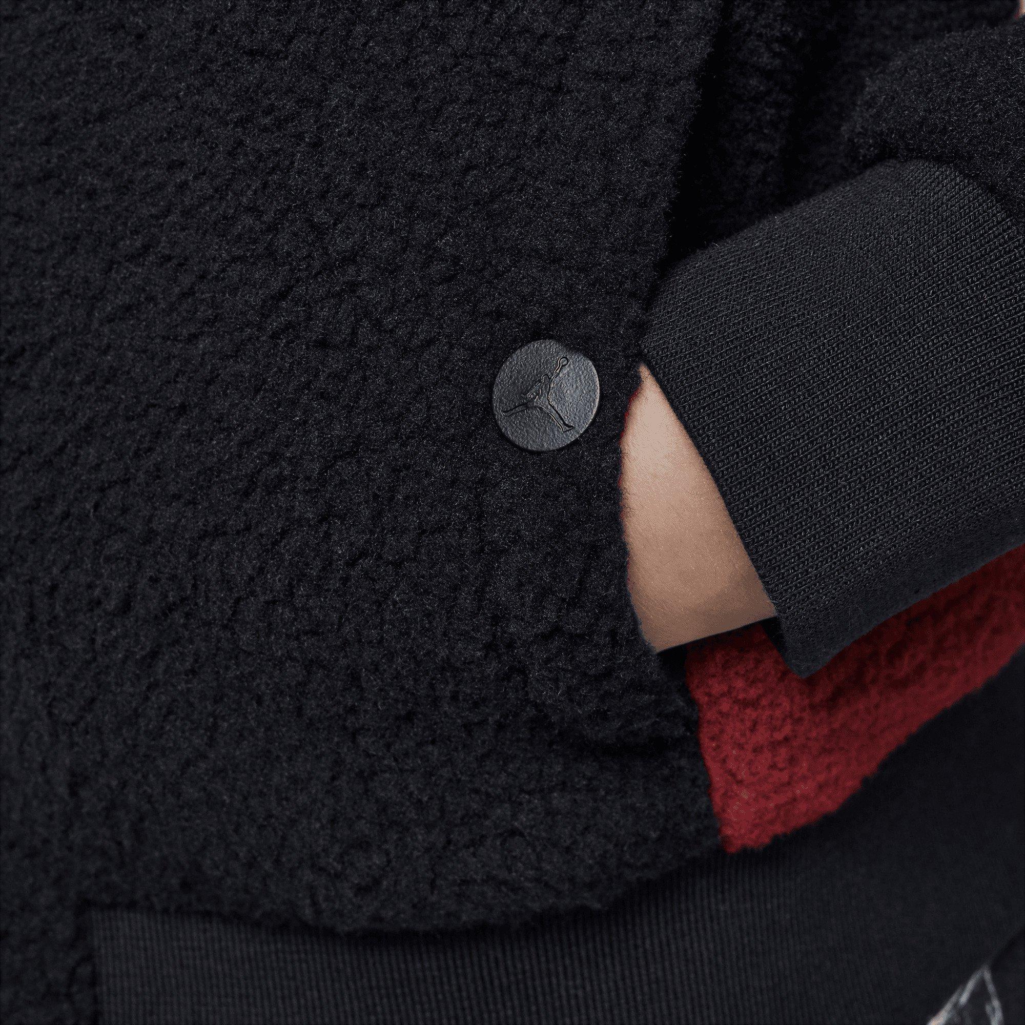 Nero/Rosso - Air Jordan - Jumpman High Pile Zip Hoodie - 5