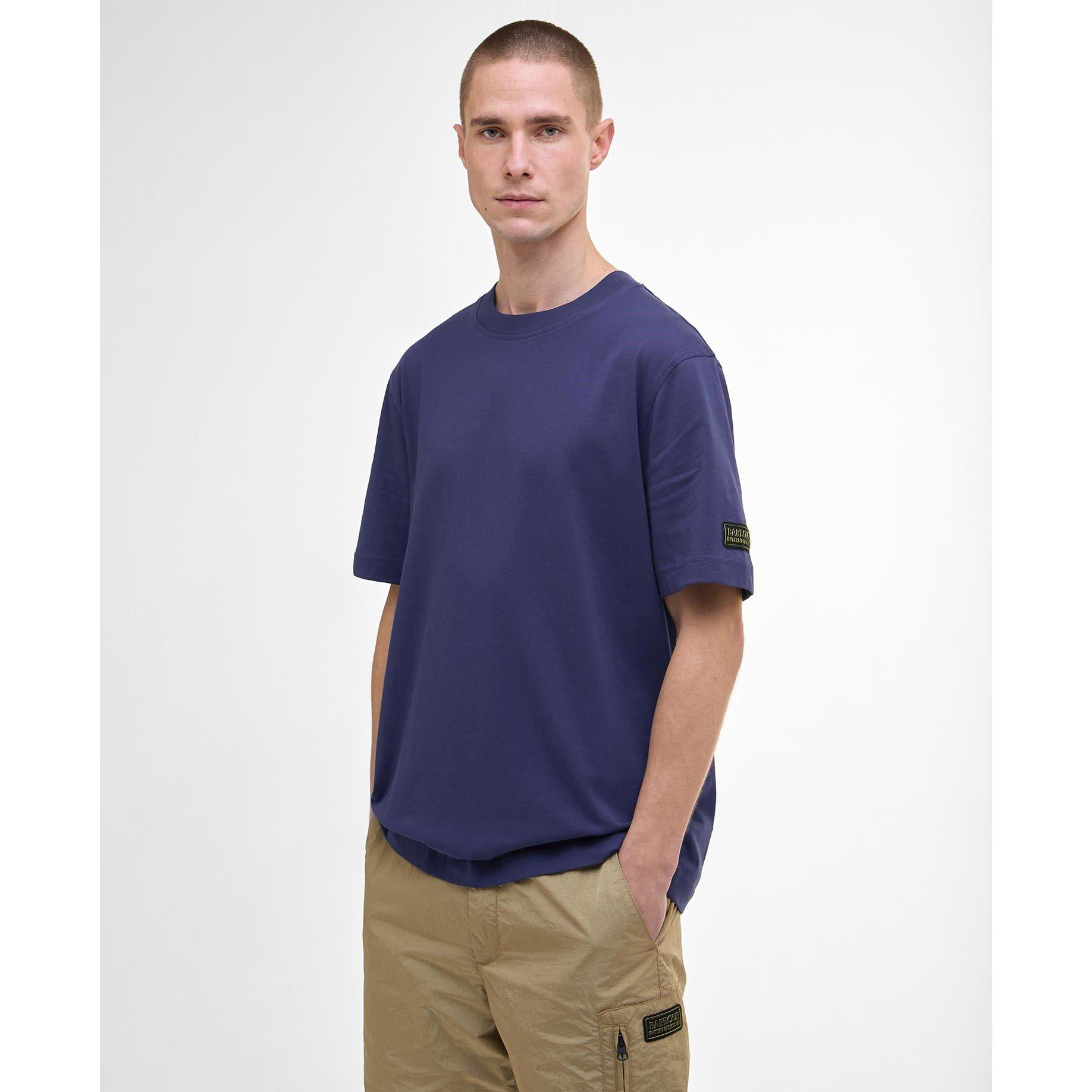 Pigment Navy - Barbour International - T-Shirt - 2