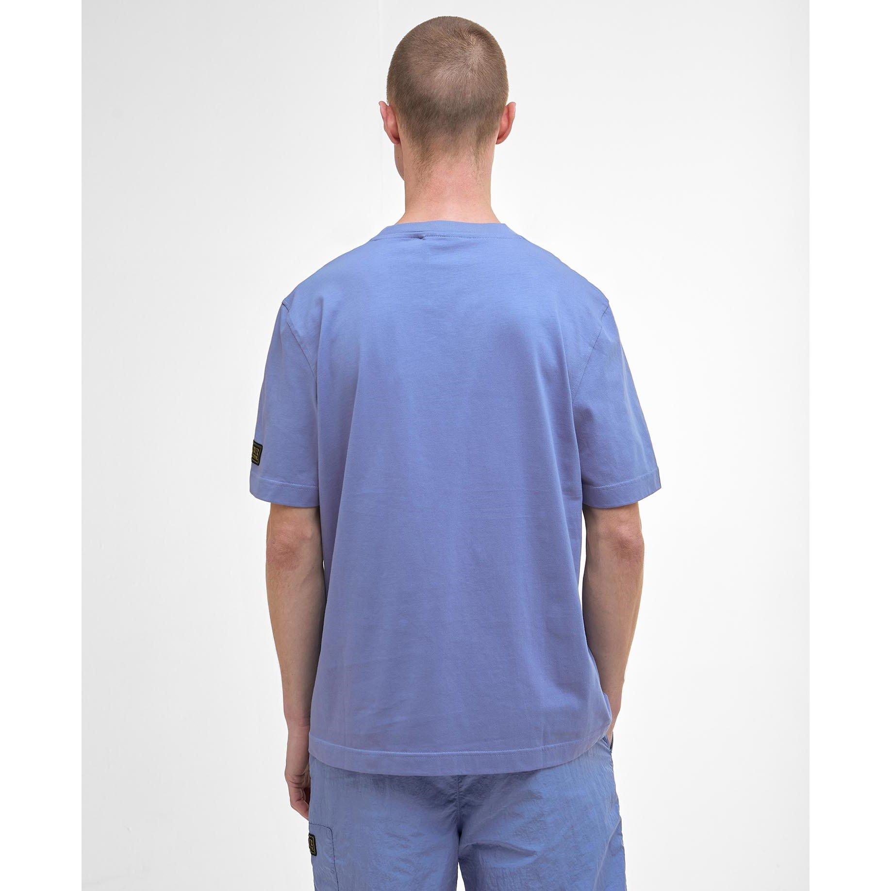 Manor Blue - Barbour International - Outline T-Shirt - 3