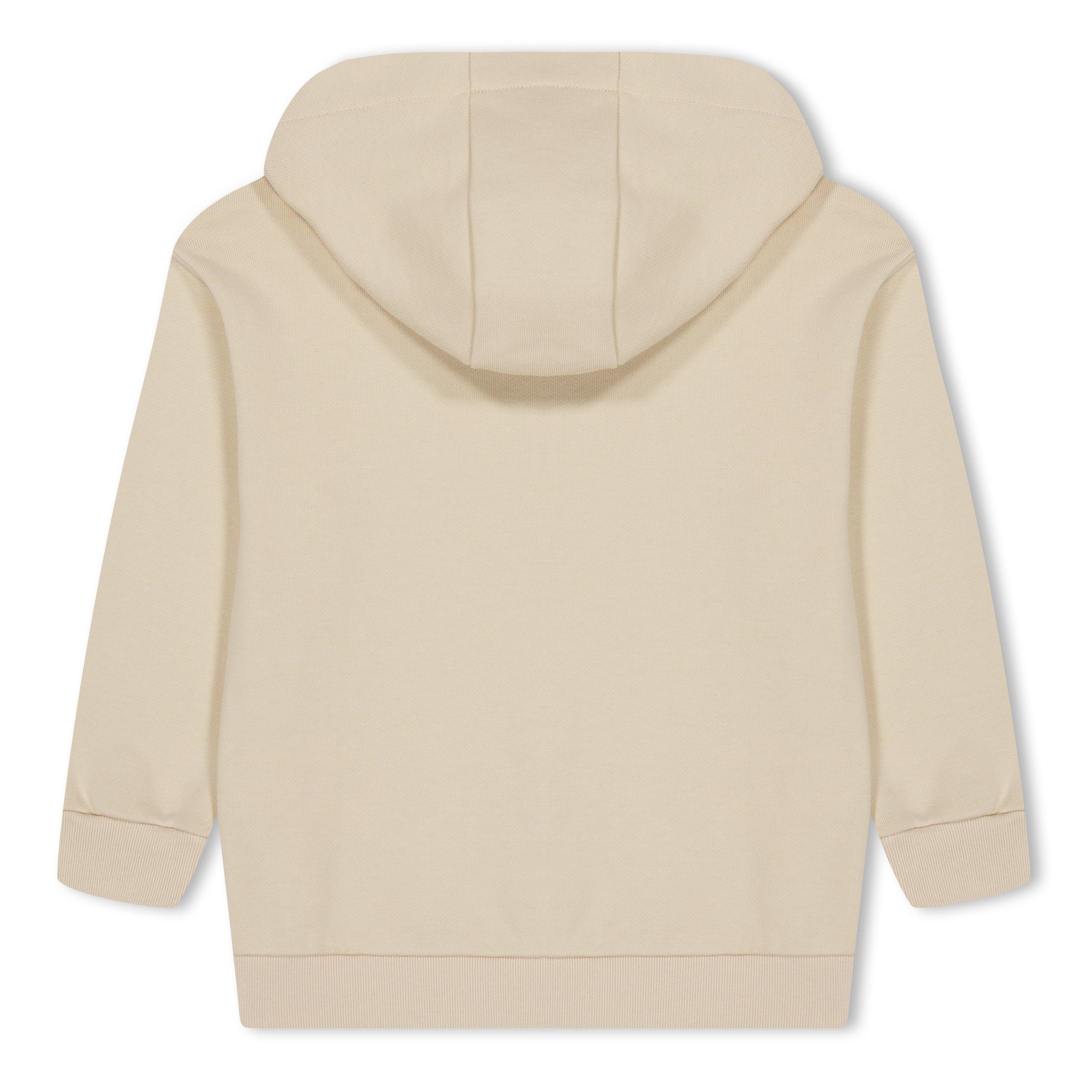 Beige F1P2N - Fendi - Logo Zip Hoodie Juniors - 2