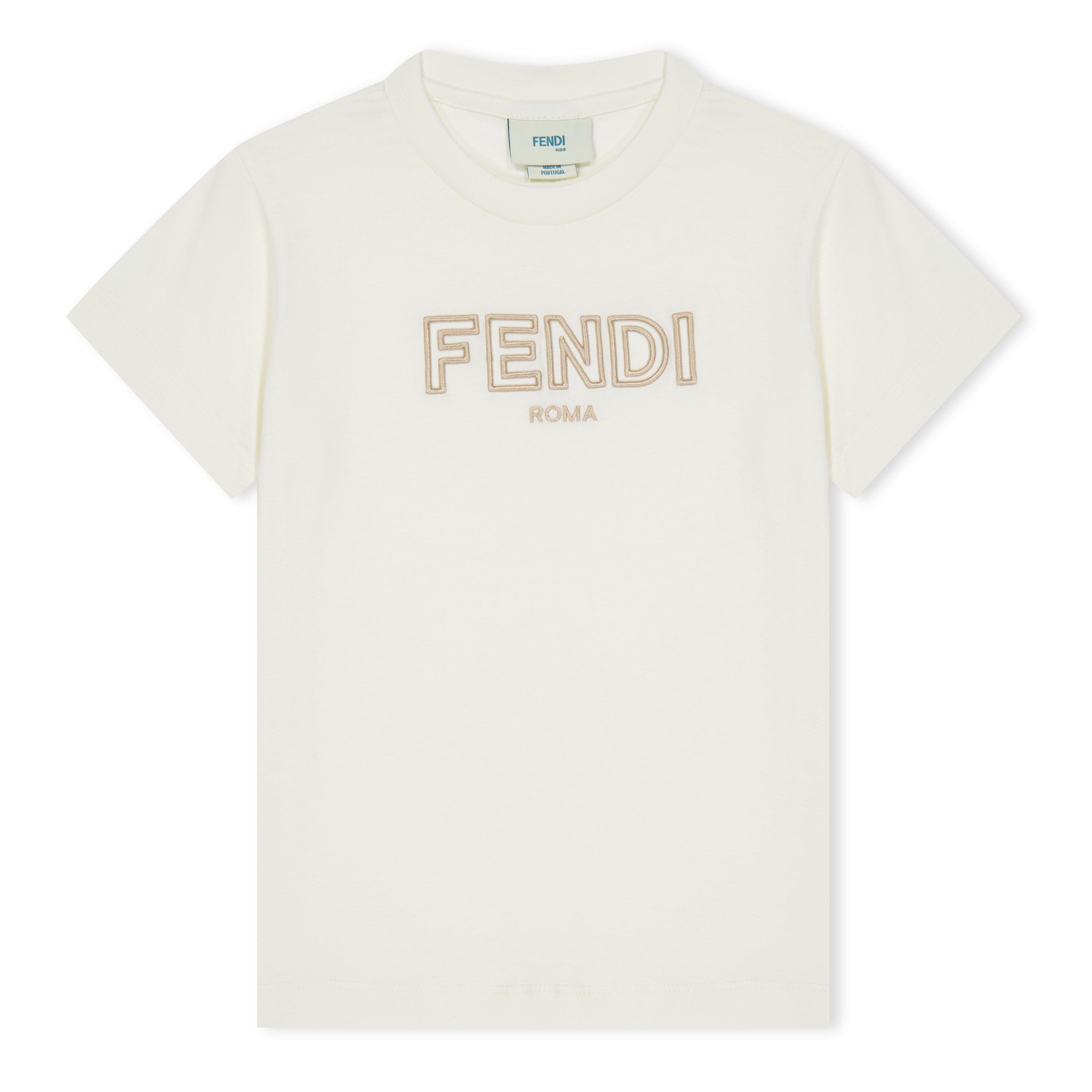 Fendi Logo T-Shirt Juniors