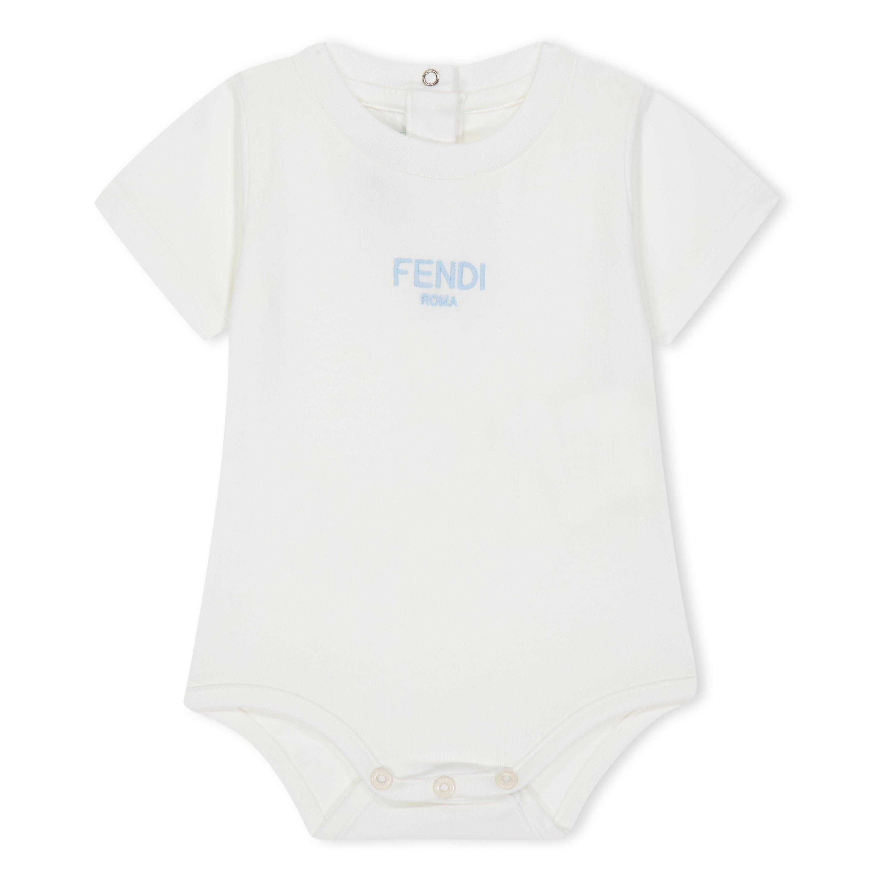 Blue F19J4 - Fendi - 2-Pack Jersey Bodysuits Babies - 2