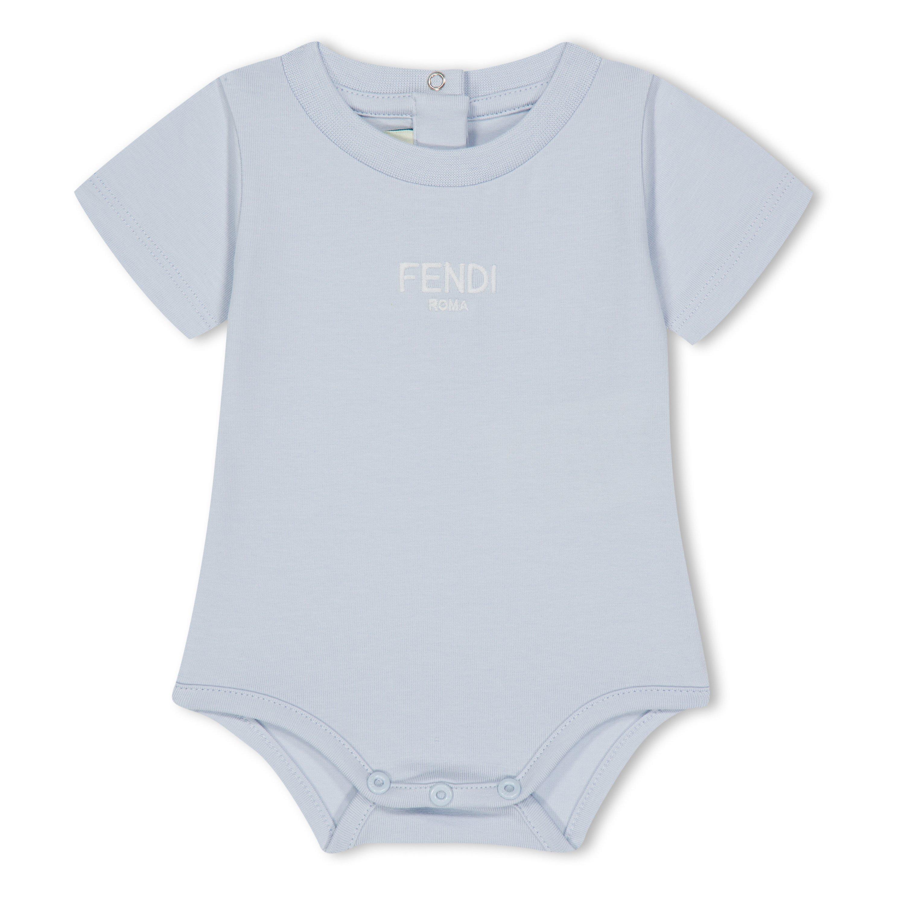 Blue F19J4 - Fendi - 2-Pack Jersey Bodysuits Babies - 3