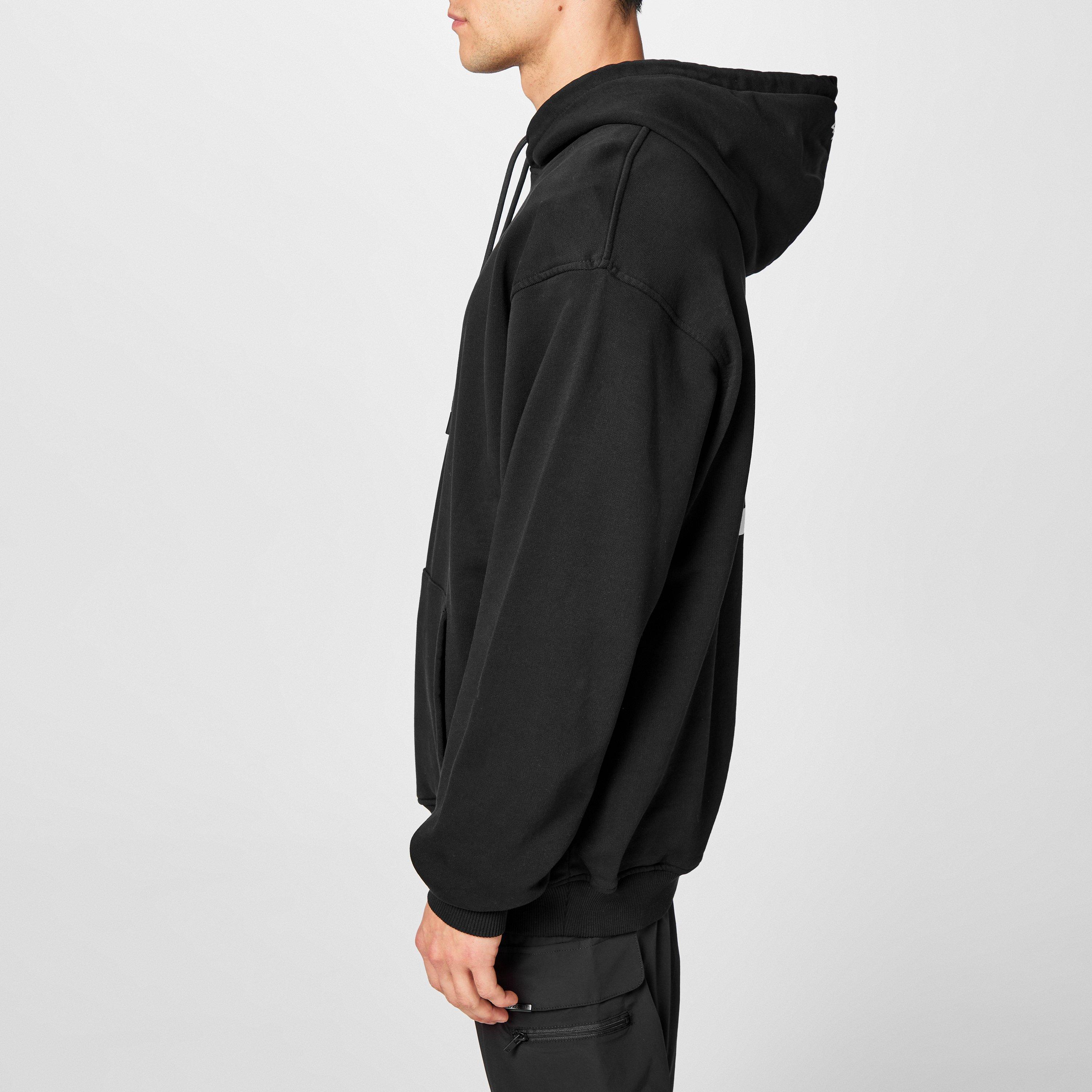 Jet Black - Represent 247 - Men's Logo Cotton 247 Oversized Hoodie - 5