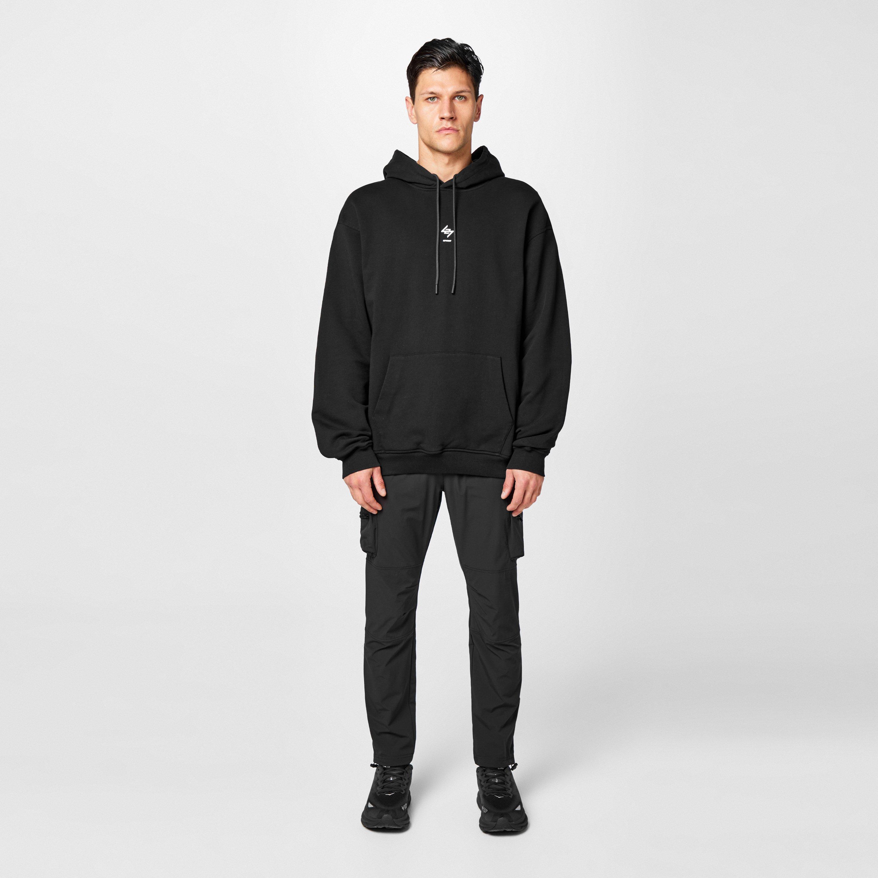 Jet Black - Represent 247 - Men's Logo Cotton 247 Oversized Hoodie - 6