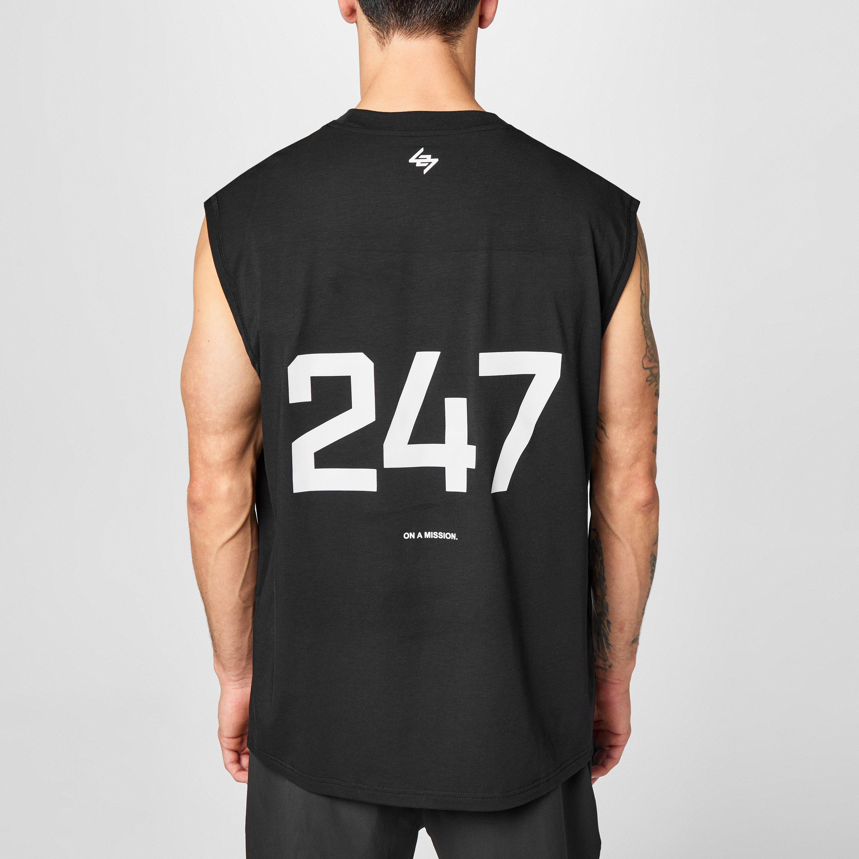 Jet Black - Represent 247 - 247 Oversized Tank Top - 4