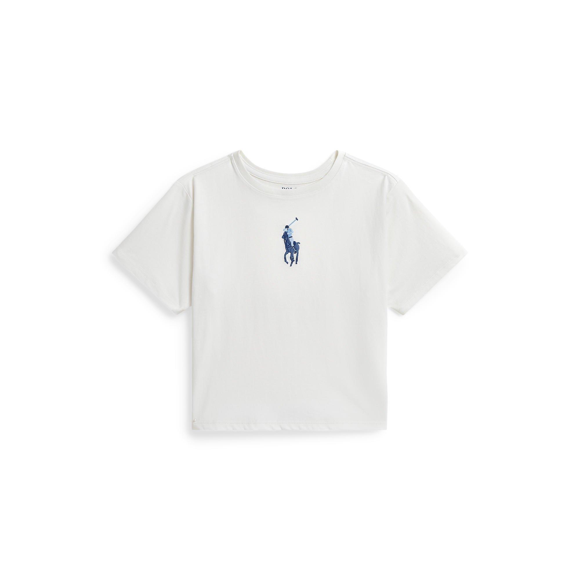 Polo Ralph Lauren  Deckwash White Large Logo T-Shirt Juniors - 6Y