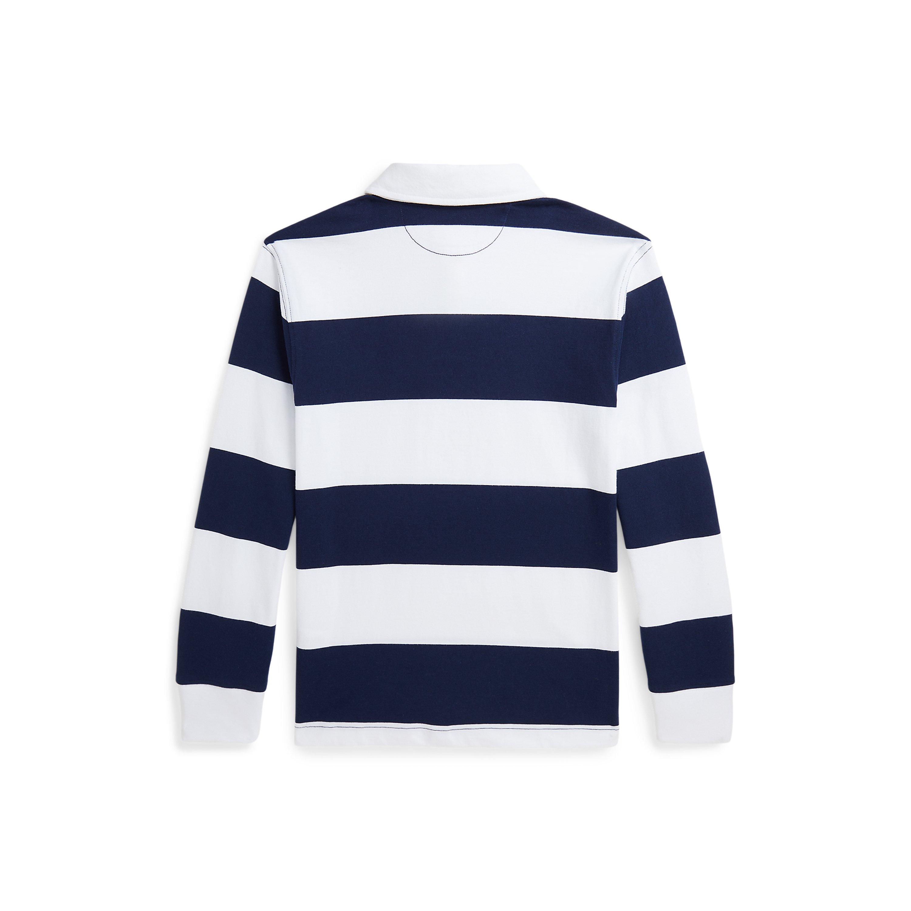 White Navy - Polo Ralph Lauren - Striped Rugby Polo Shirt Juniors - 2