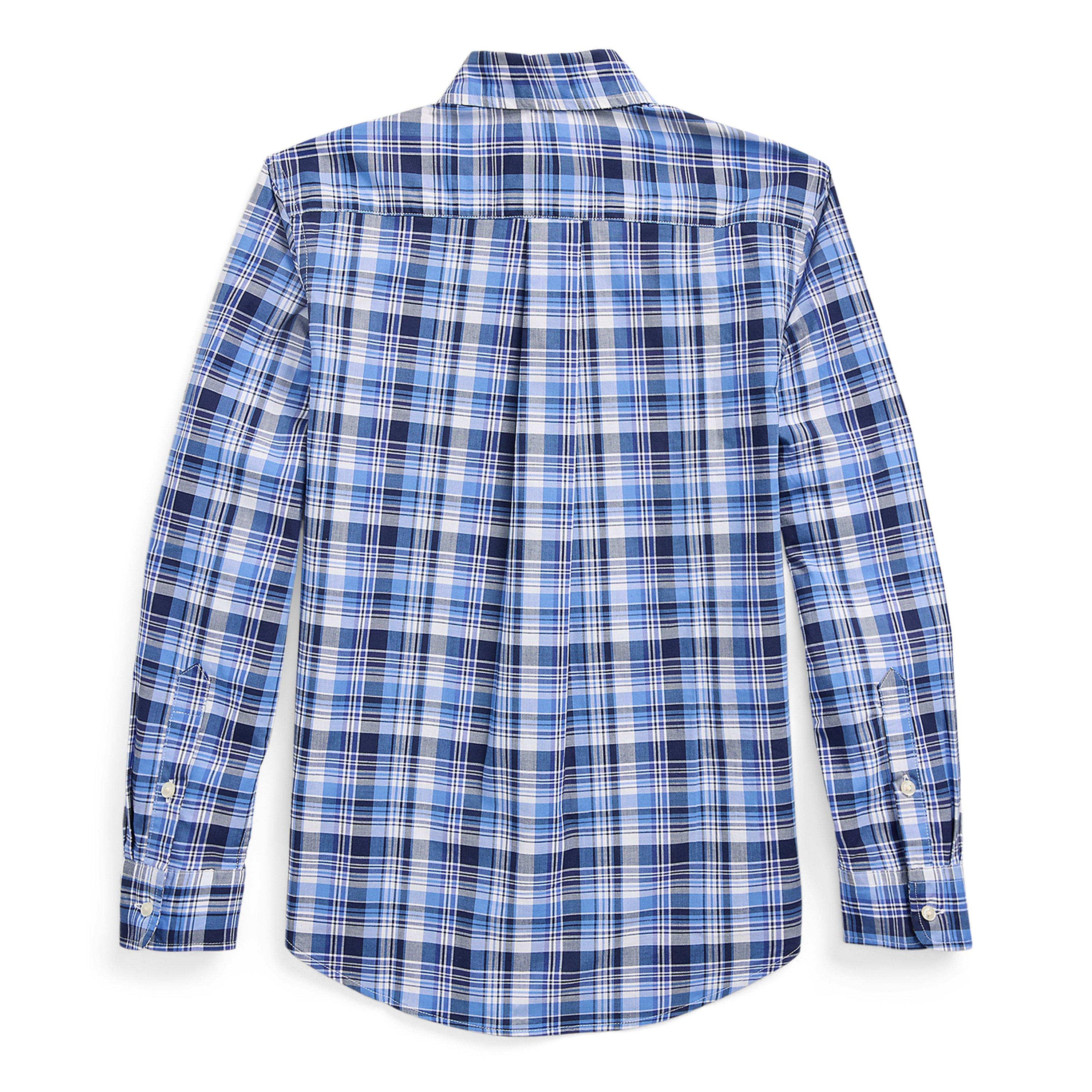 Blue Multi - Polo Ralph Lauren - Oxford Check Shirt Juniors - 2