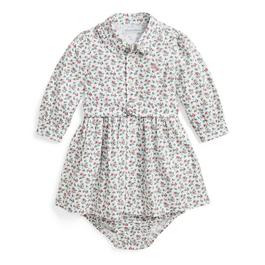 Polo Ralph Lauren Belted Oxford Shirt Dress and Bloomers Babies