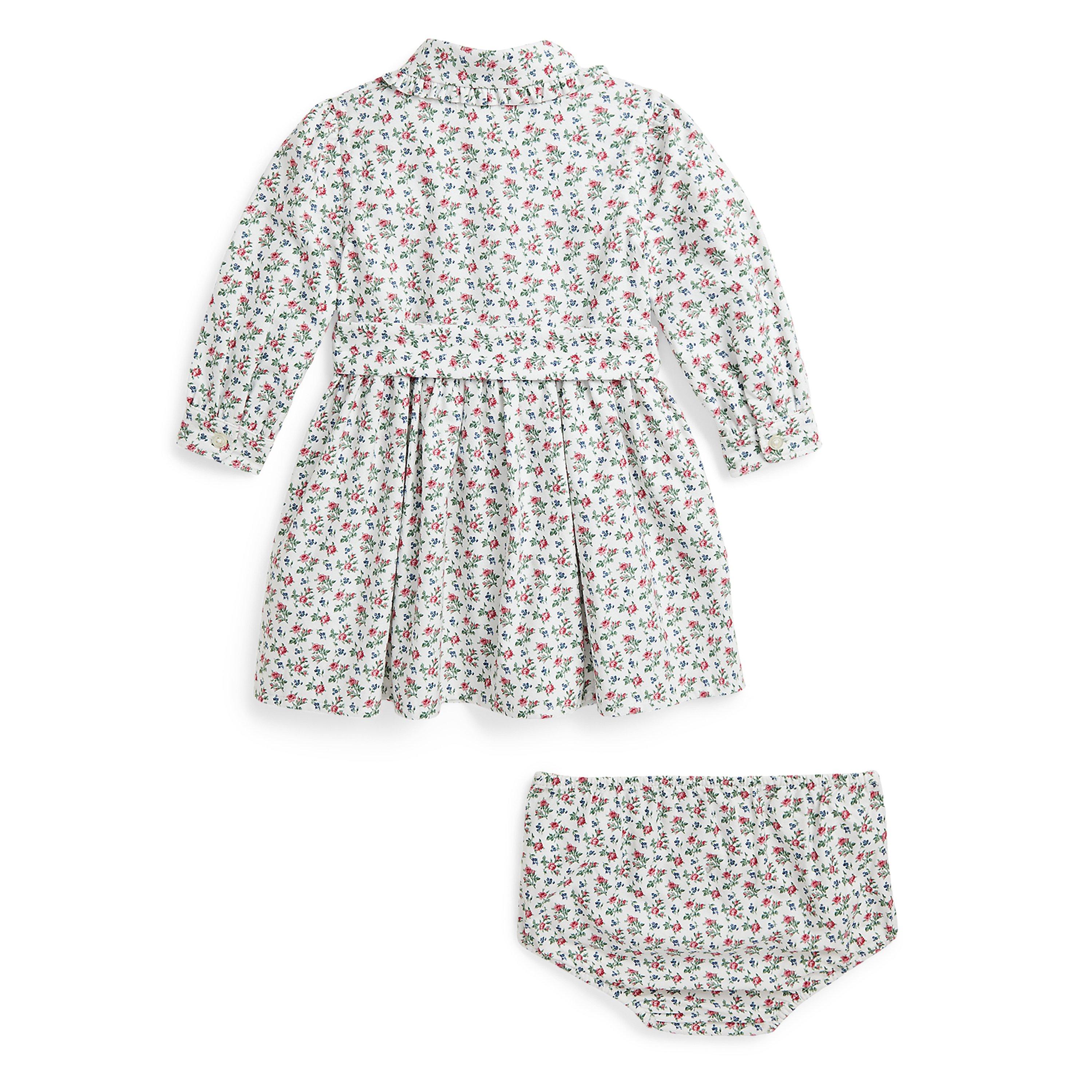 Mariel Floral - Polo Ralph Lauren - Belted Oxford Shirt Dress and Bloomers Babies - 2