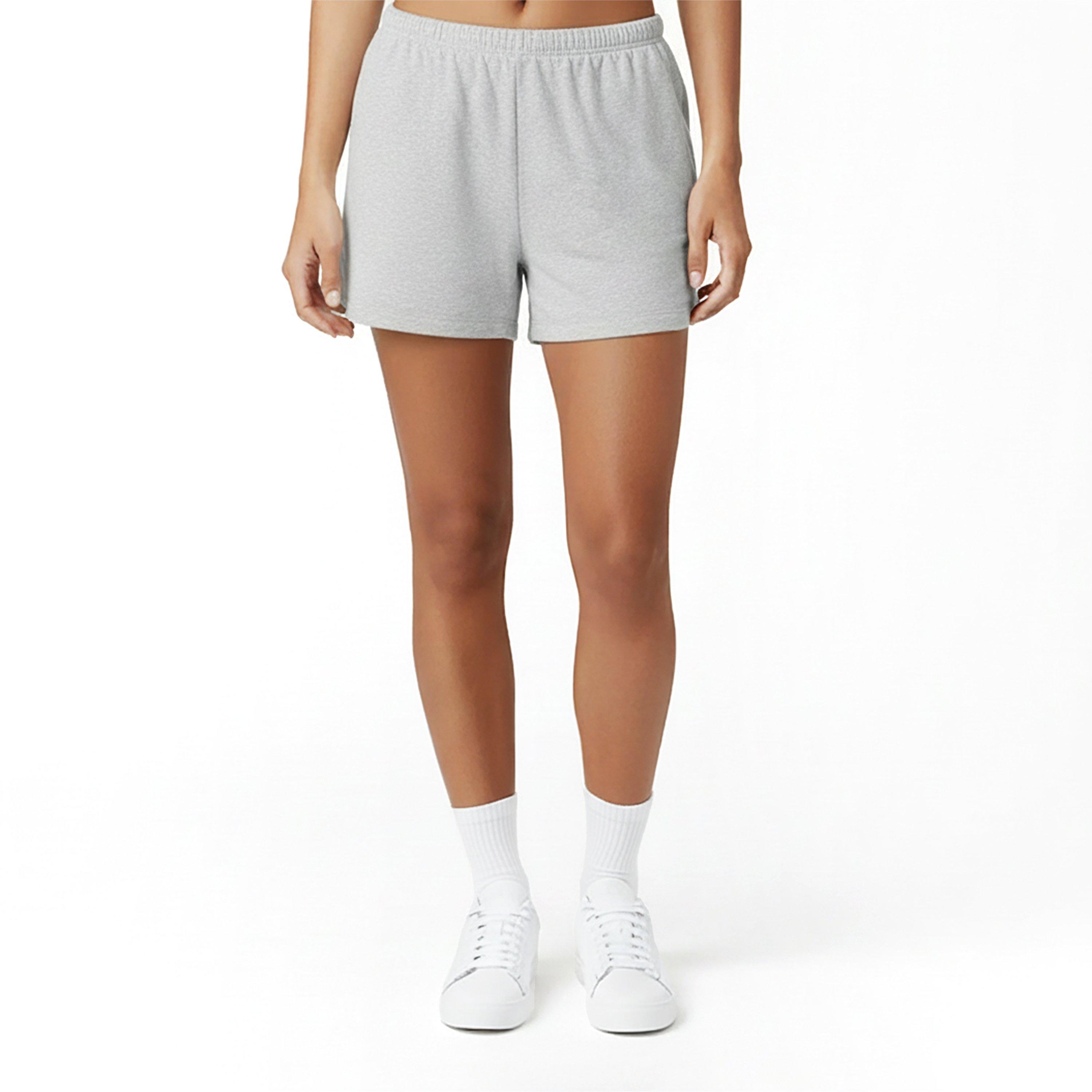 Marl gris - Jack Wills - Women's Slouchy Fleece Jogger Shorts - 3