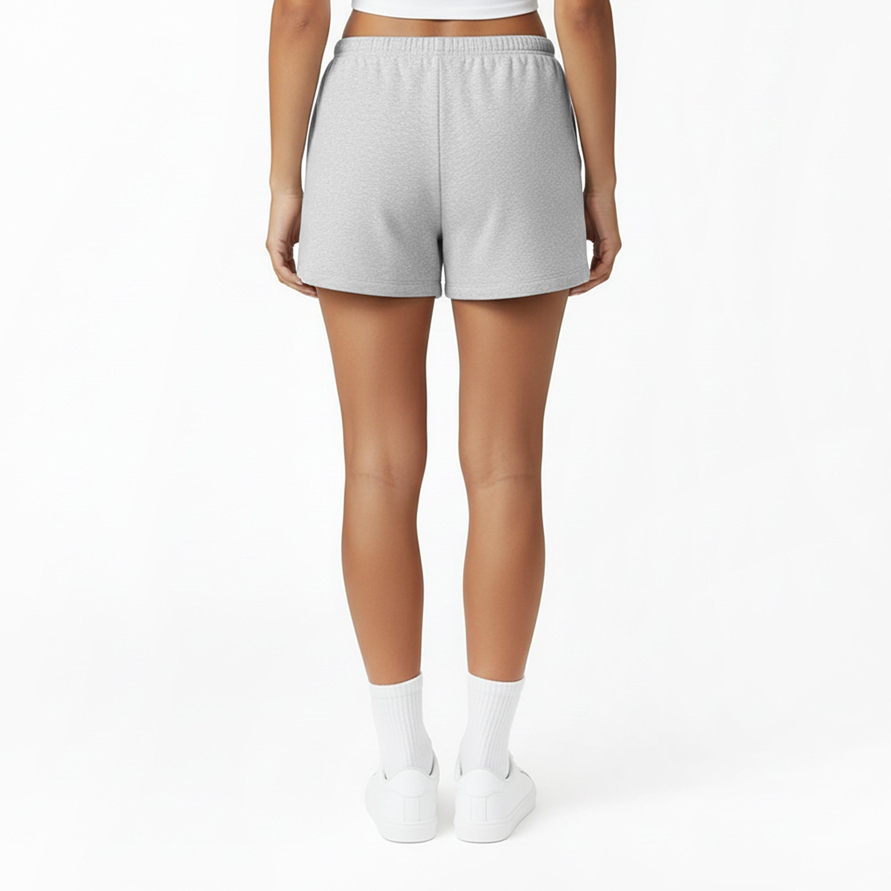 Marl gris - Jack Wills - Women's Slouchy Fleece Jogger Shorts - 4