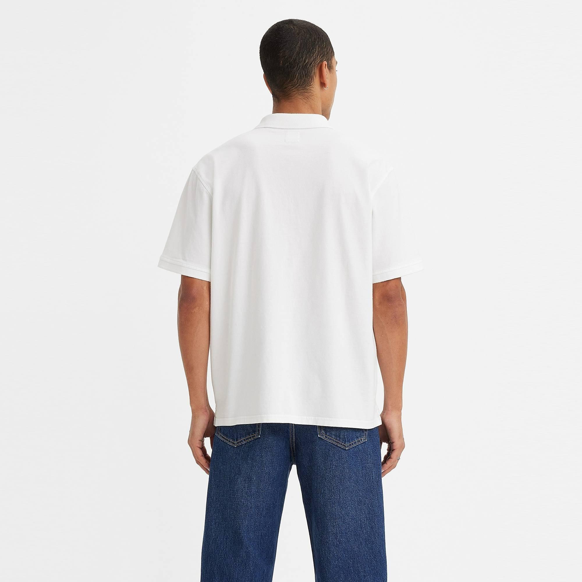 Bright White - Levis - Relaxed Authentic Polo Top - 2