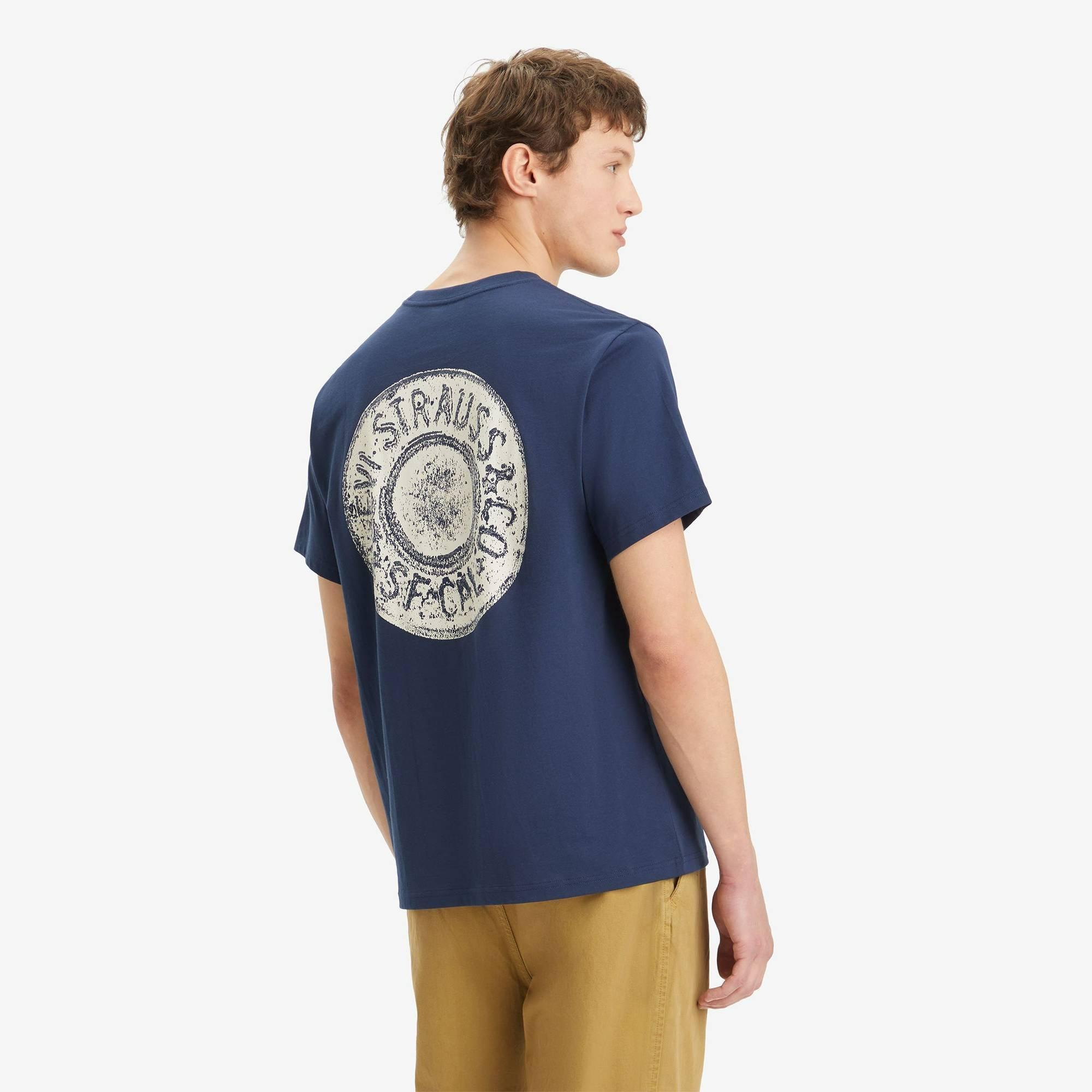 Dress Blues - Levis - Men's Short-Sleeve Regular Fit T-Shirt - 2